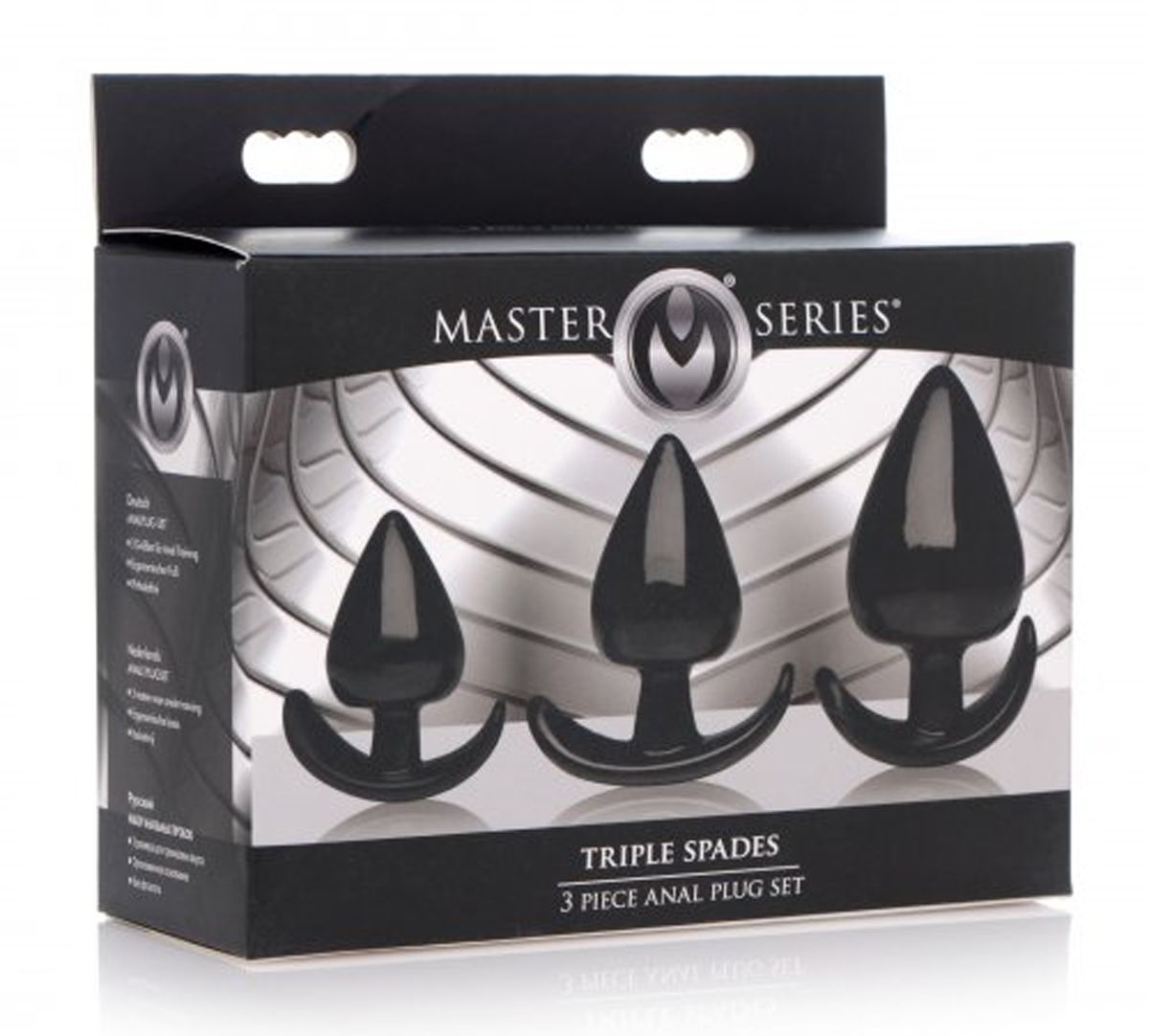 Triple Spades Driedelige Buttplug Set