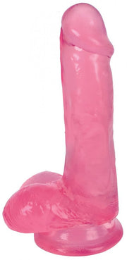 Lollicock - Dildo Slim Stick Met Ballen - Cherry Ice - 15,8 cm