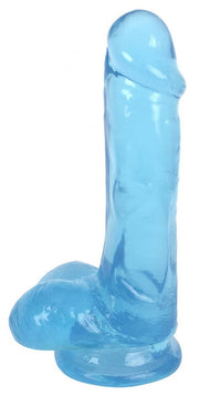 Lollicock - Dildo Slim Stick Met Ballen - Berry Ice - 15,8 cm