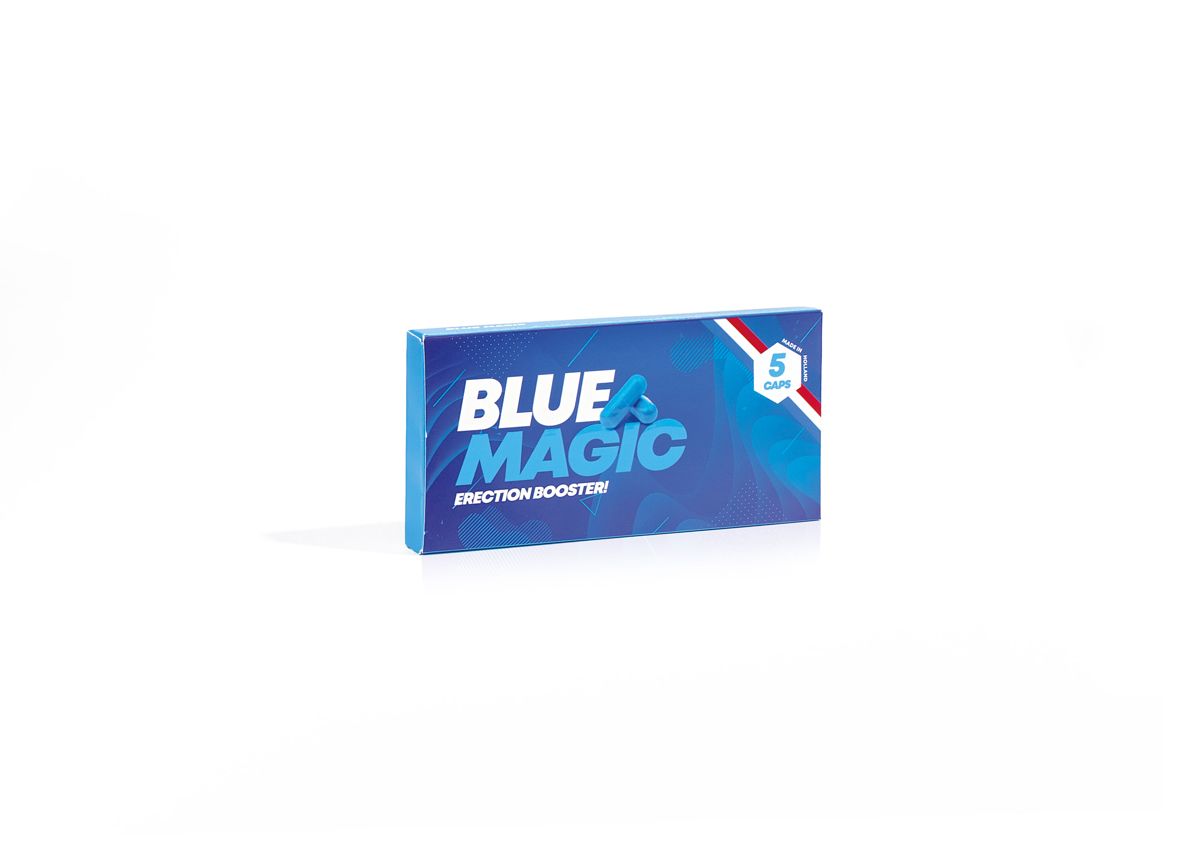Blauwe magie! Erectiepillen - 5 Stuks