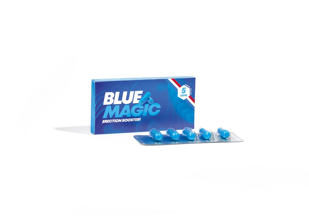 Blauwe magie! Erectiepillen - 5 Stuks