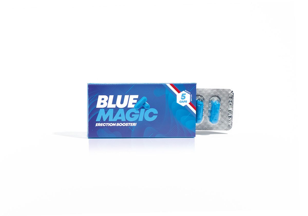 Blauwe magie! Erectiepillen - 5 Stuks