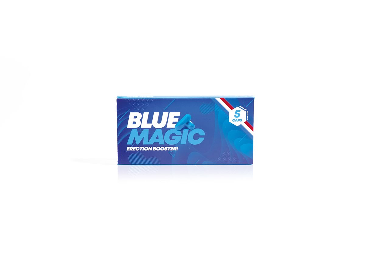 Blauwe magie! Erectiepillen - 5 Stuks