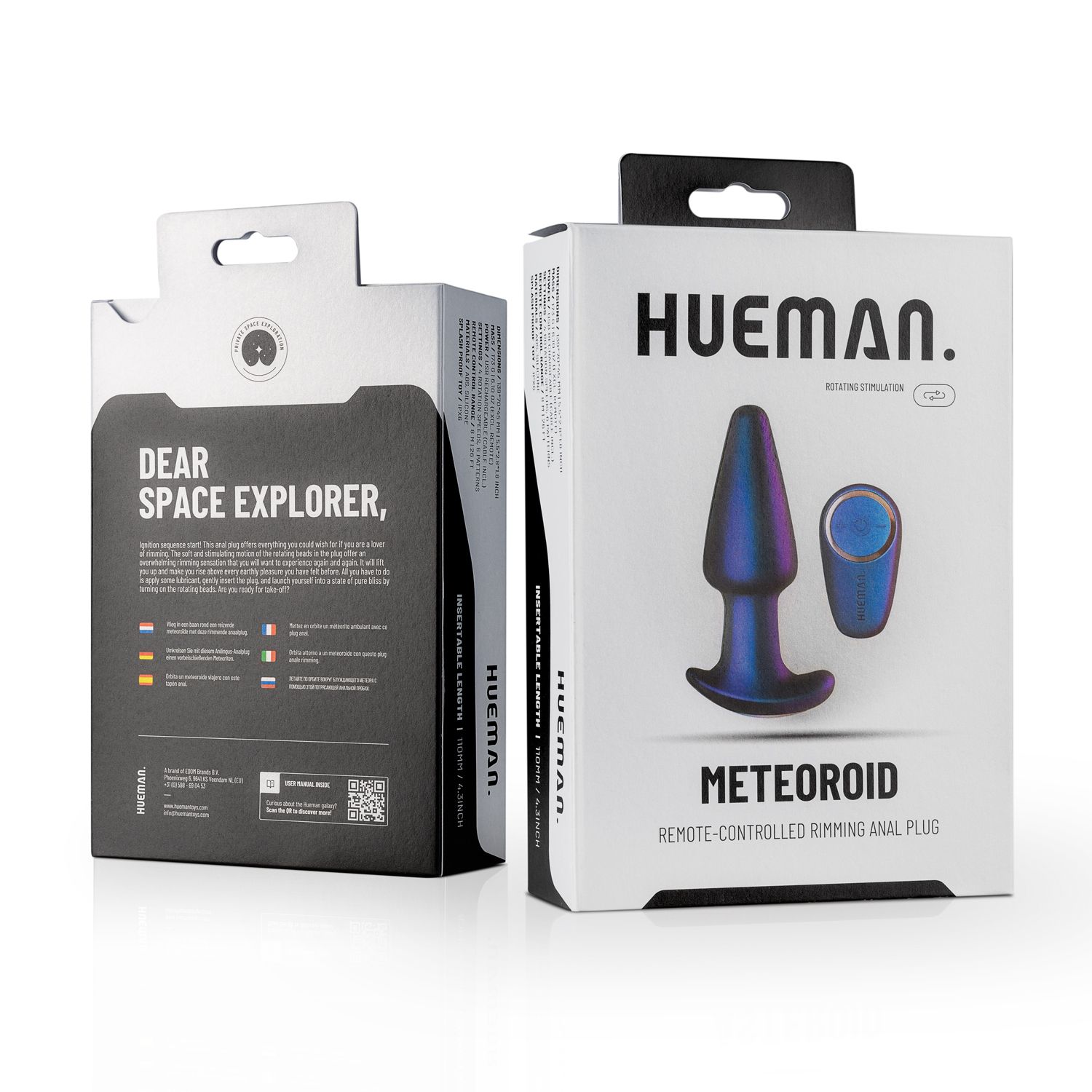 Hueman - Meteoroid Rimmende Anale Plug