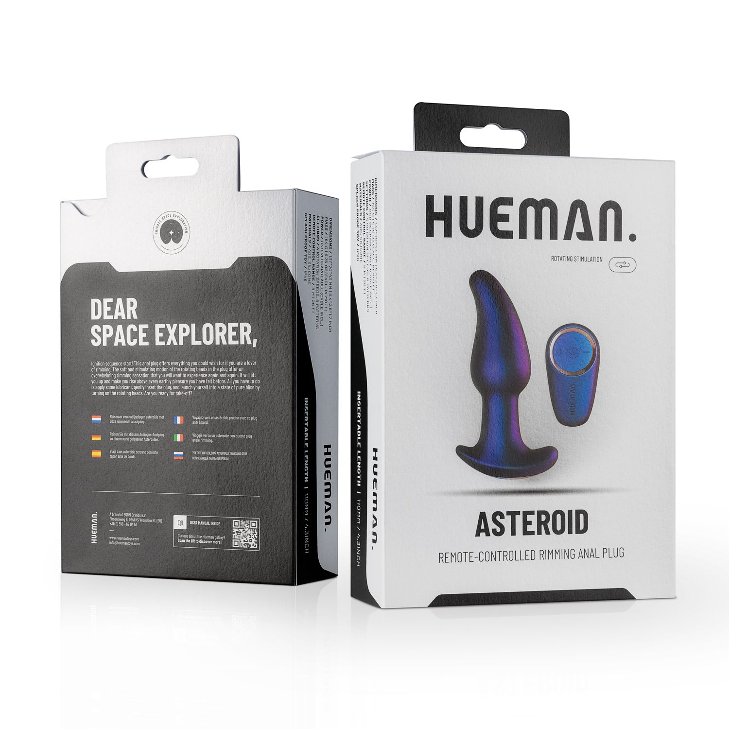 Hueman - Asteroïde Rimmende Anale Plug