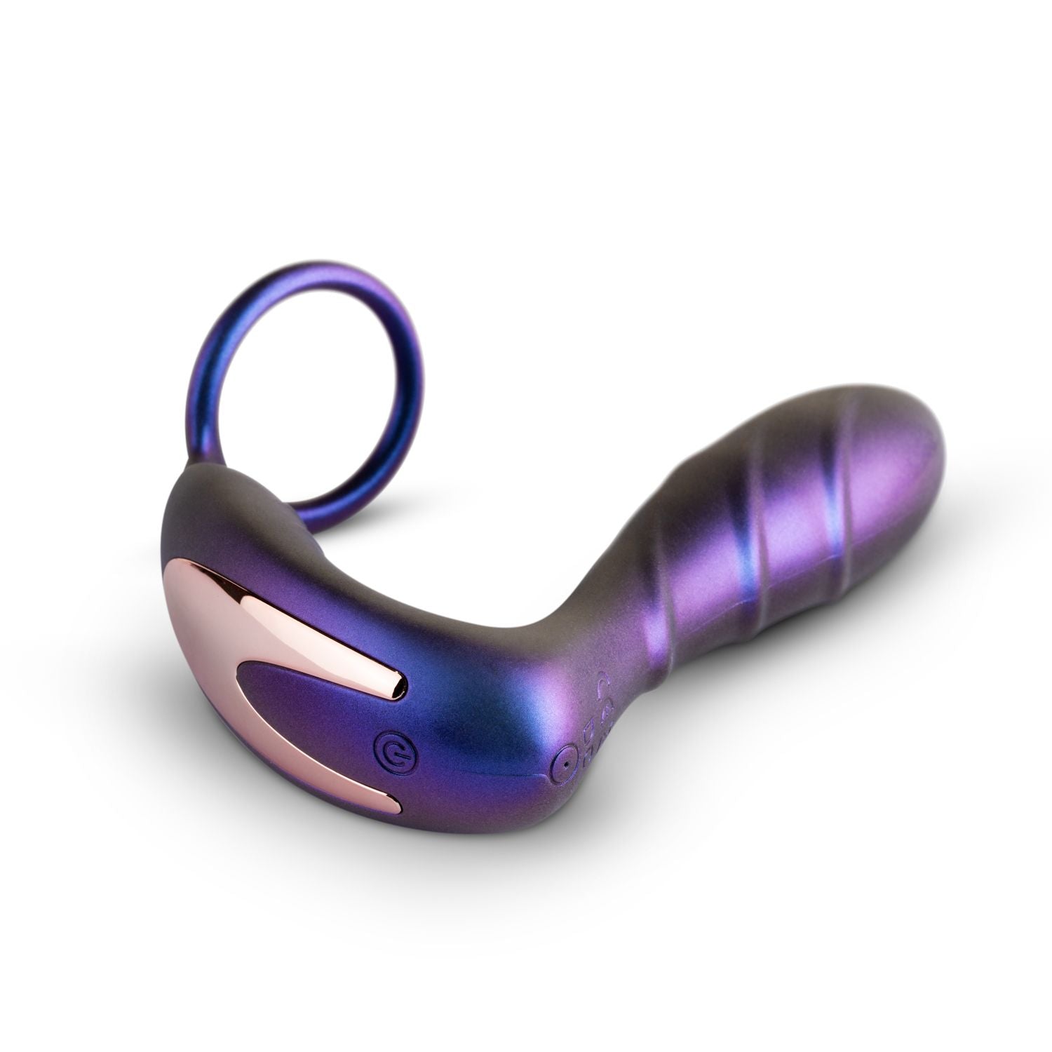 Hueman - Zwart gat anaal vibrator met cockring