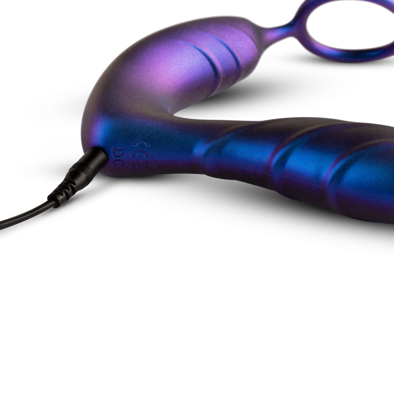 Hueman - Zwart gat anaal vibrator met cockring