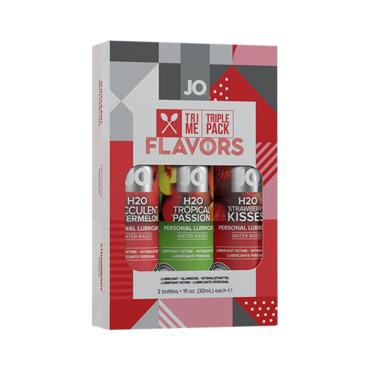 System JO - Gearomatiseerde Glijmiddel Set - 3 x 30 ml