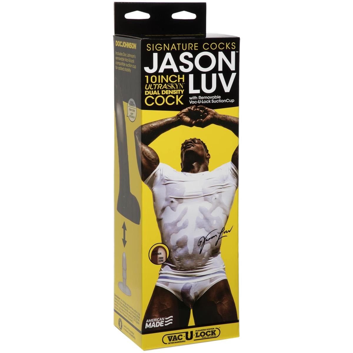 Jason Luv complete Dildo Met Balzak - 21,6 cm