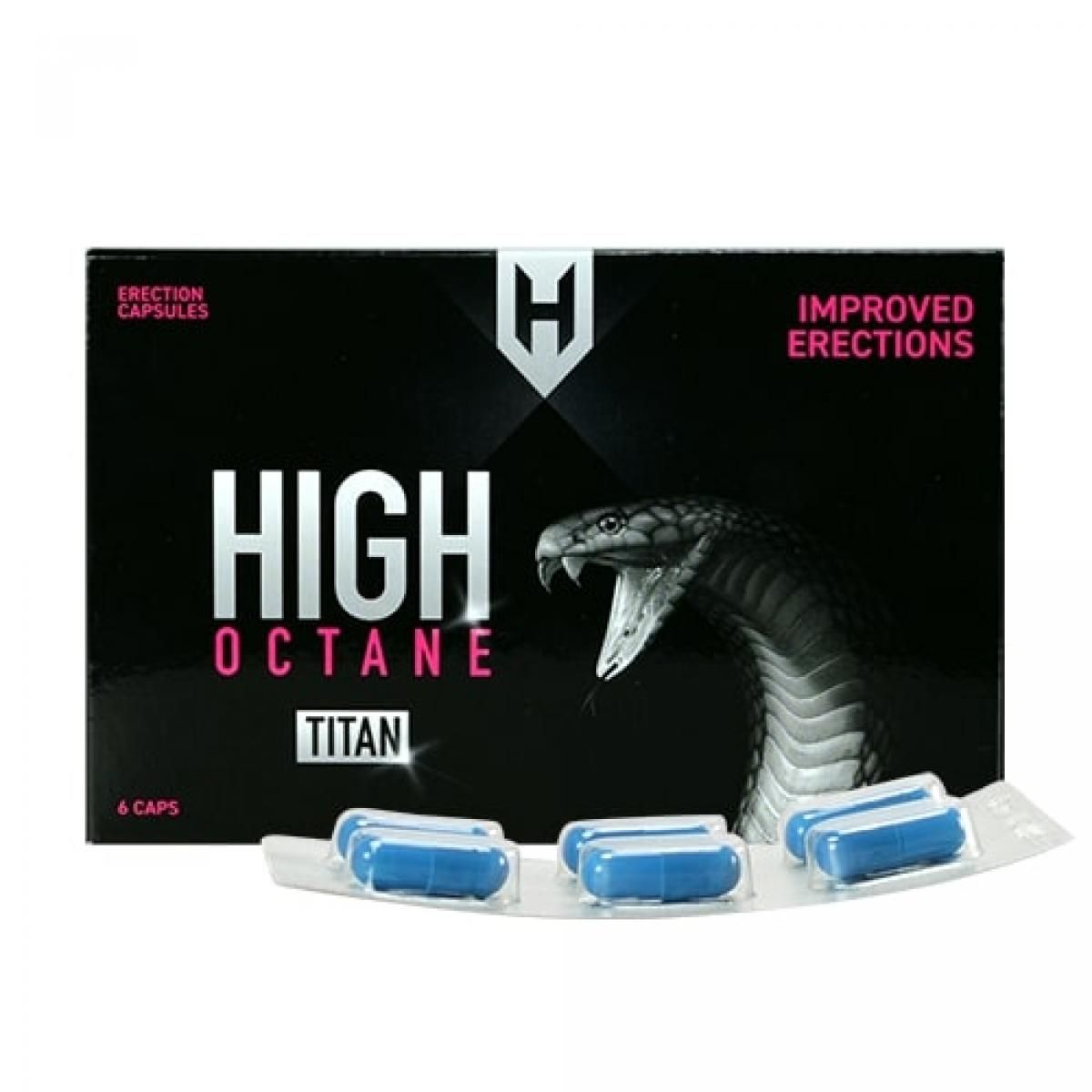 Hoog octaangehalte Titan Erectie Erectiepillen