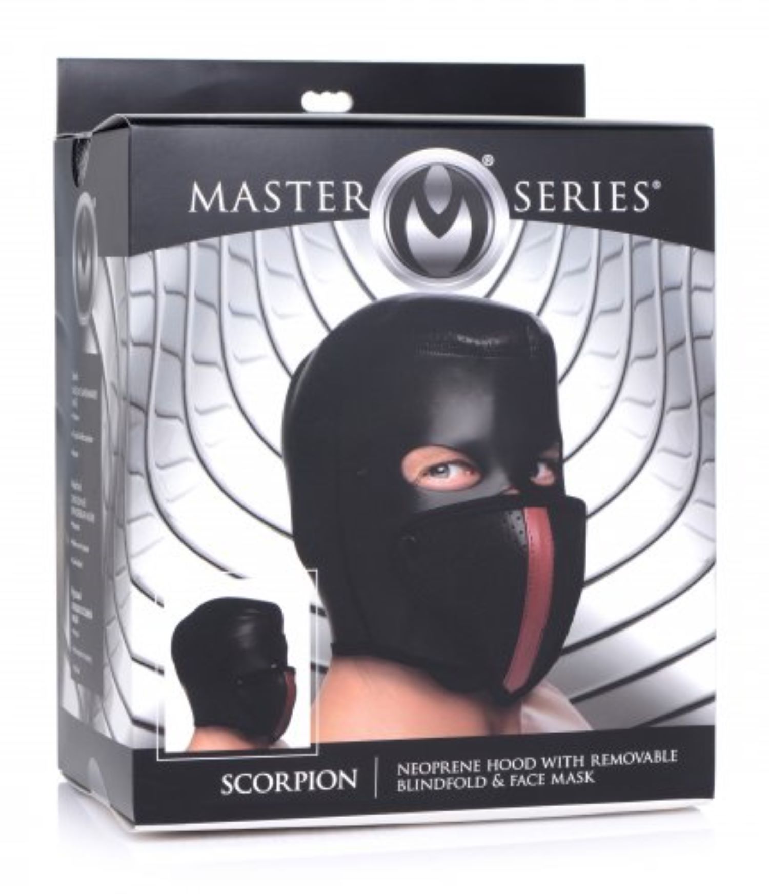 Scorpion Hood Met Af mobiele Blinddoek En Mondmasker