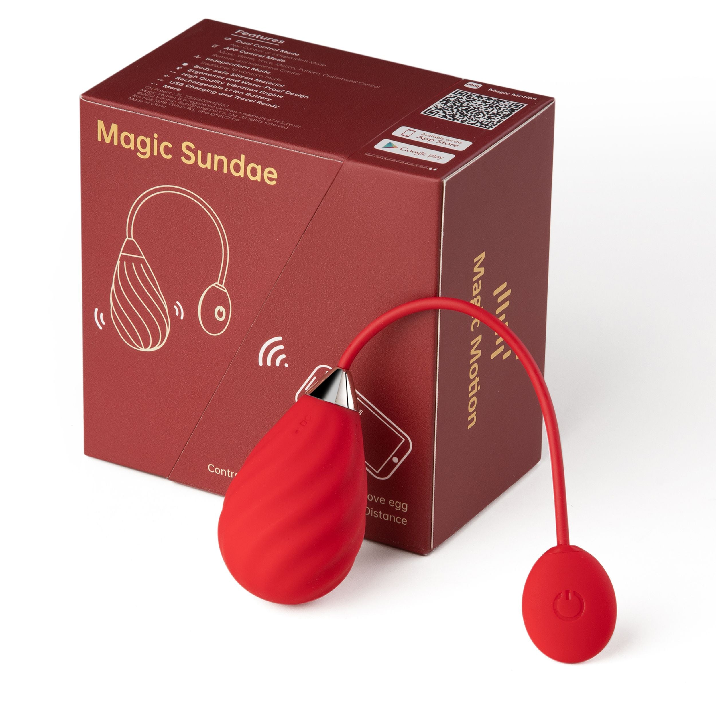 Magic Motion - Magic Sundae App-gestuurde Vibratie Eitje