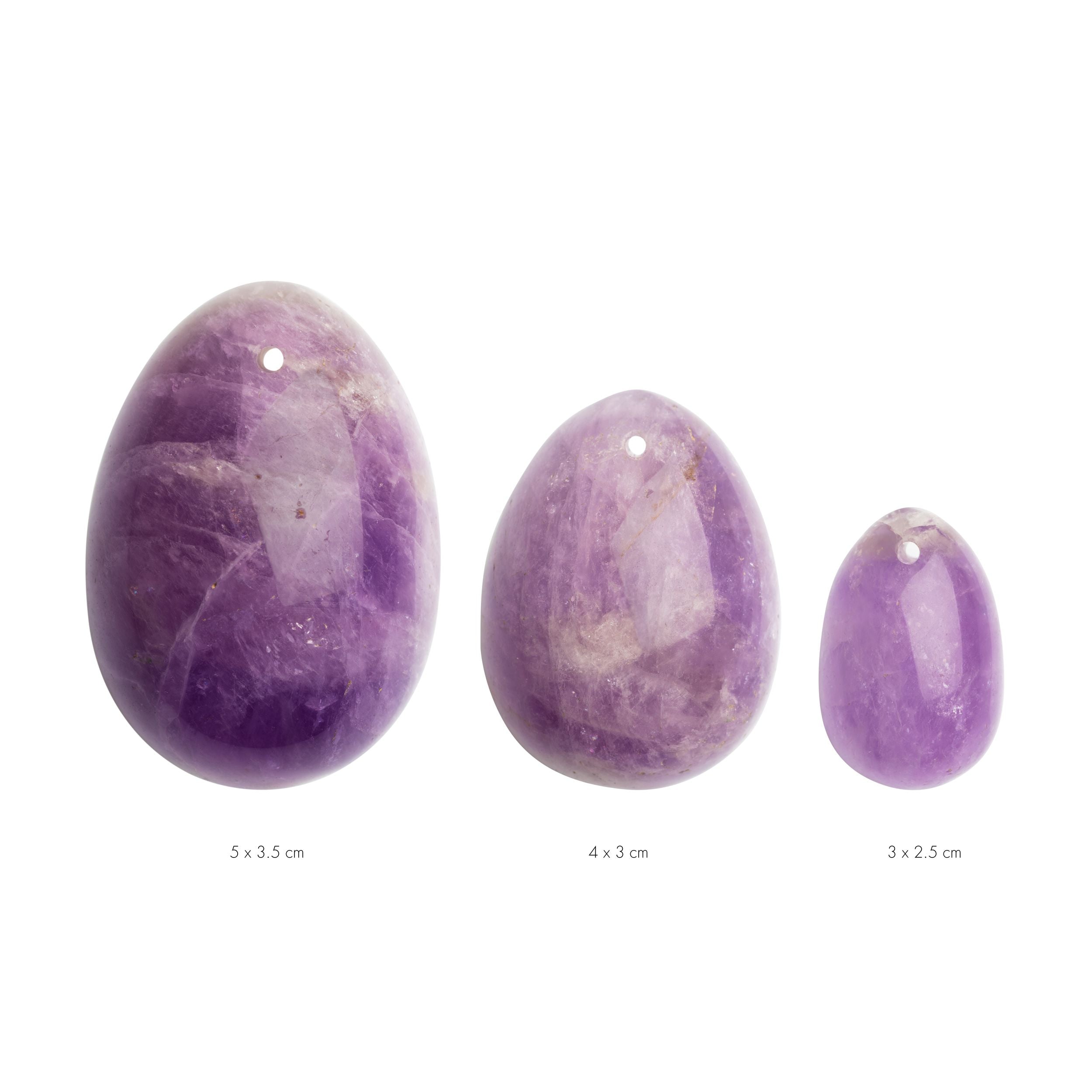 La Gemmes - 3-delige Yoni Egg Set - Amethist