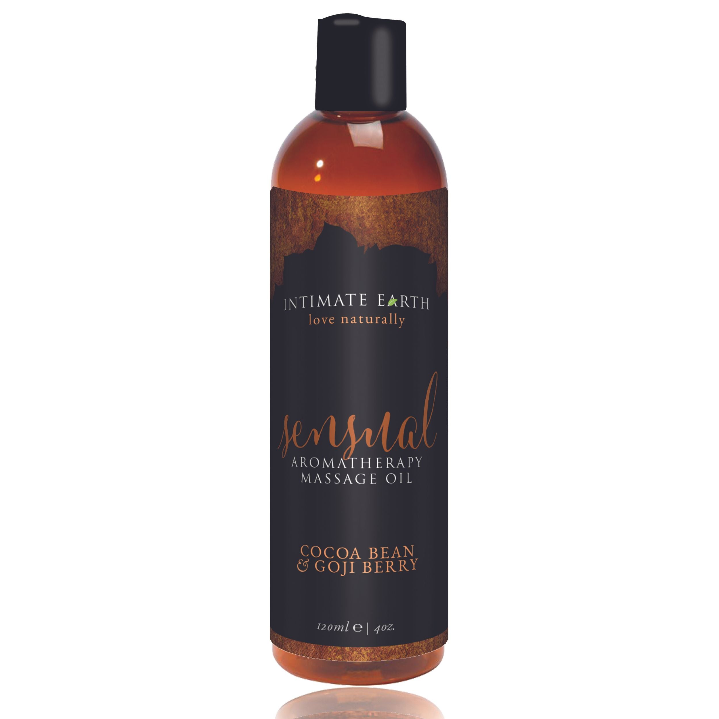 Intimate Earth - Sensual Massageolie  Cacaoboon En Goji Bes - 120 ml