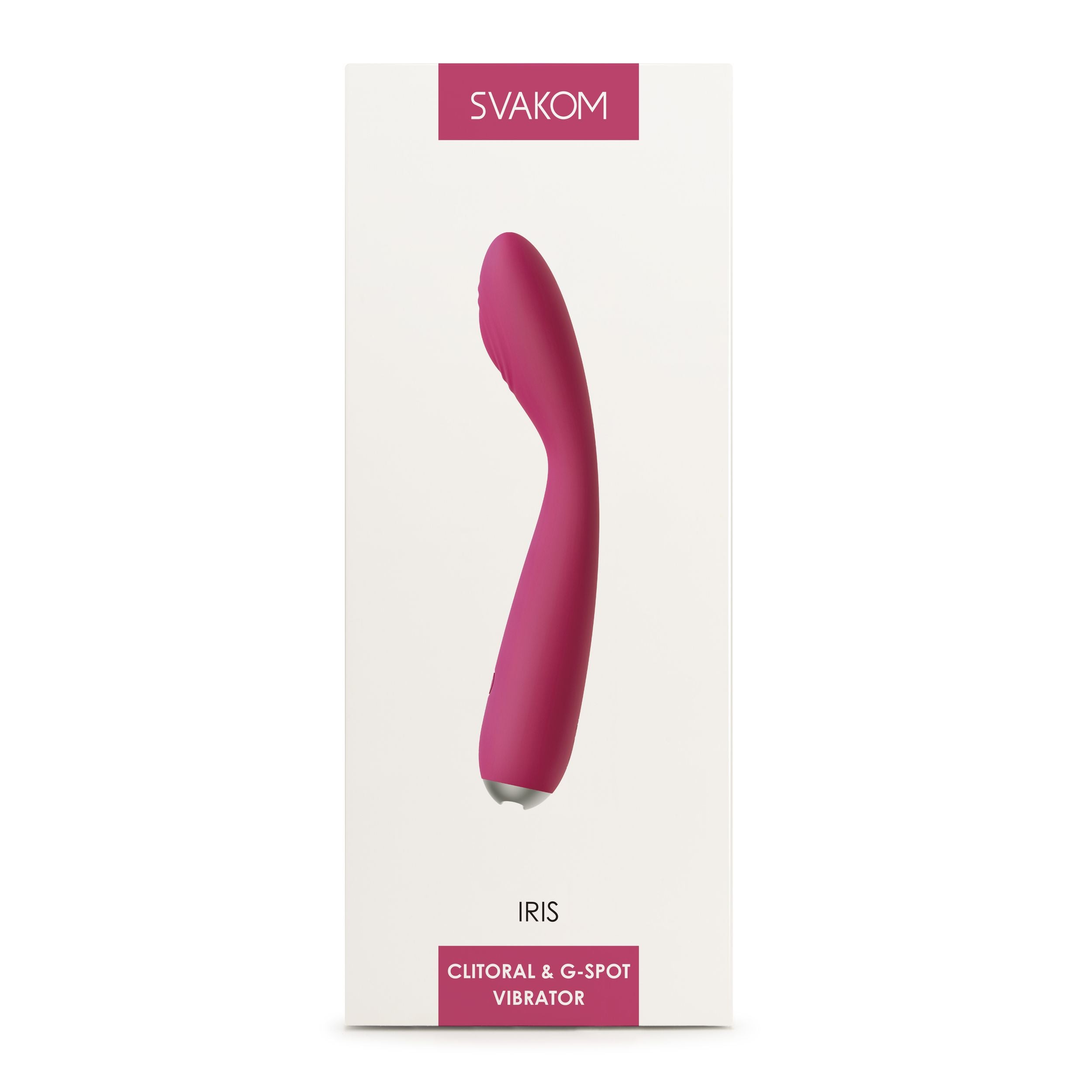 SVAKOM - Iris G-Spot En Clitoris Vibrator - Plum Red
