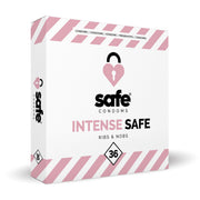 SAFE - Condooms - Ribbels &amp; Noppen - 36 stuks