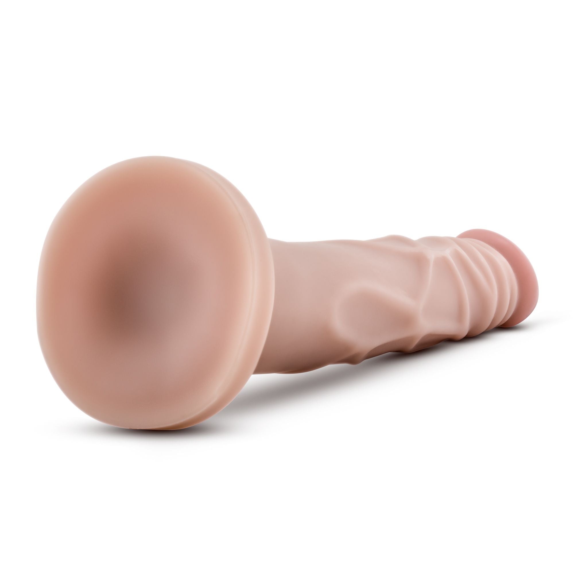 Dr. Skin - uitgebreide Dildo Met Zuignap 19 cm - Beige