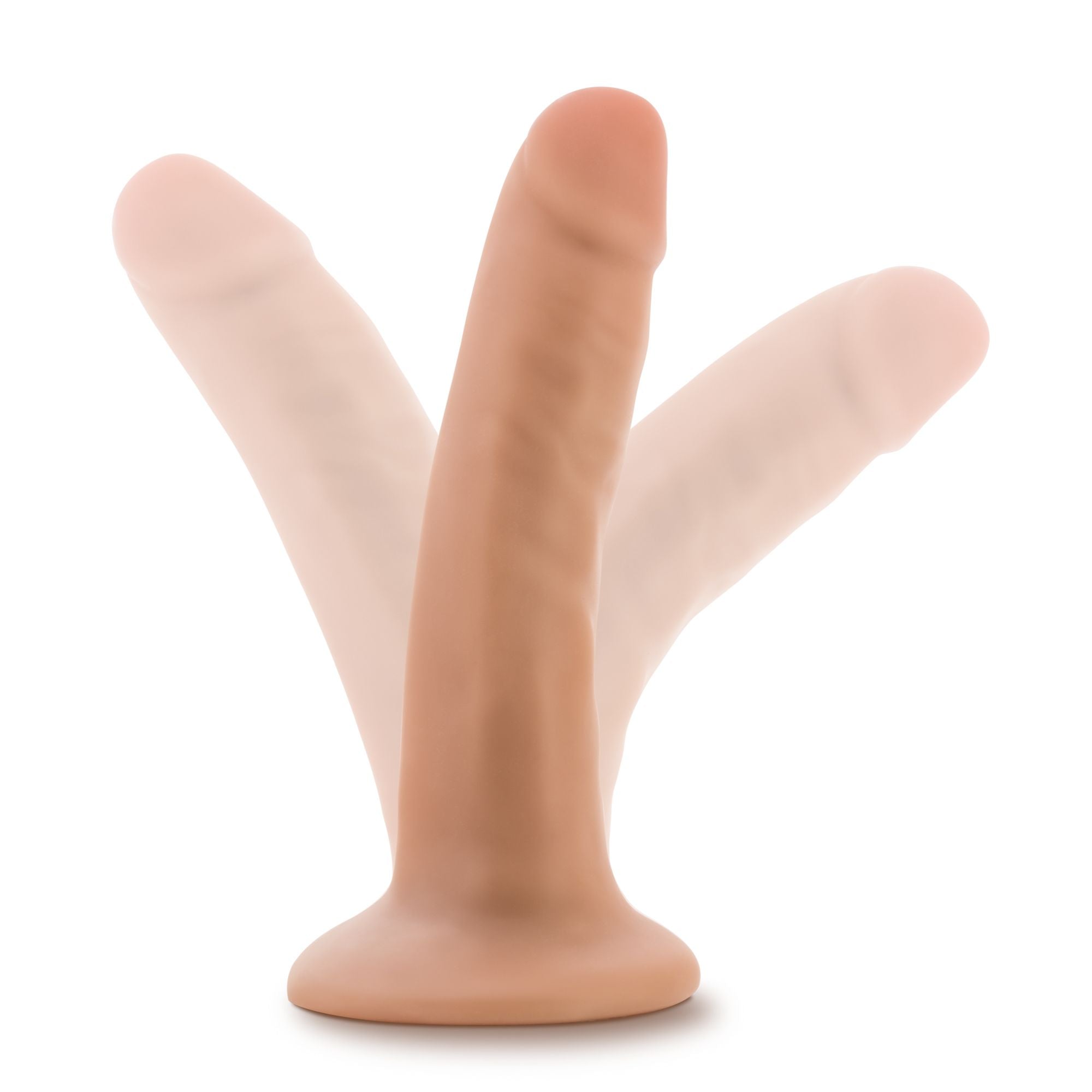 Dr. Skin - uitgebreide Dildo Met Zuignap 14 cm - Vanille