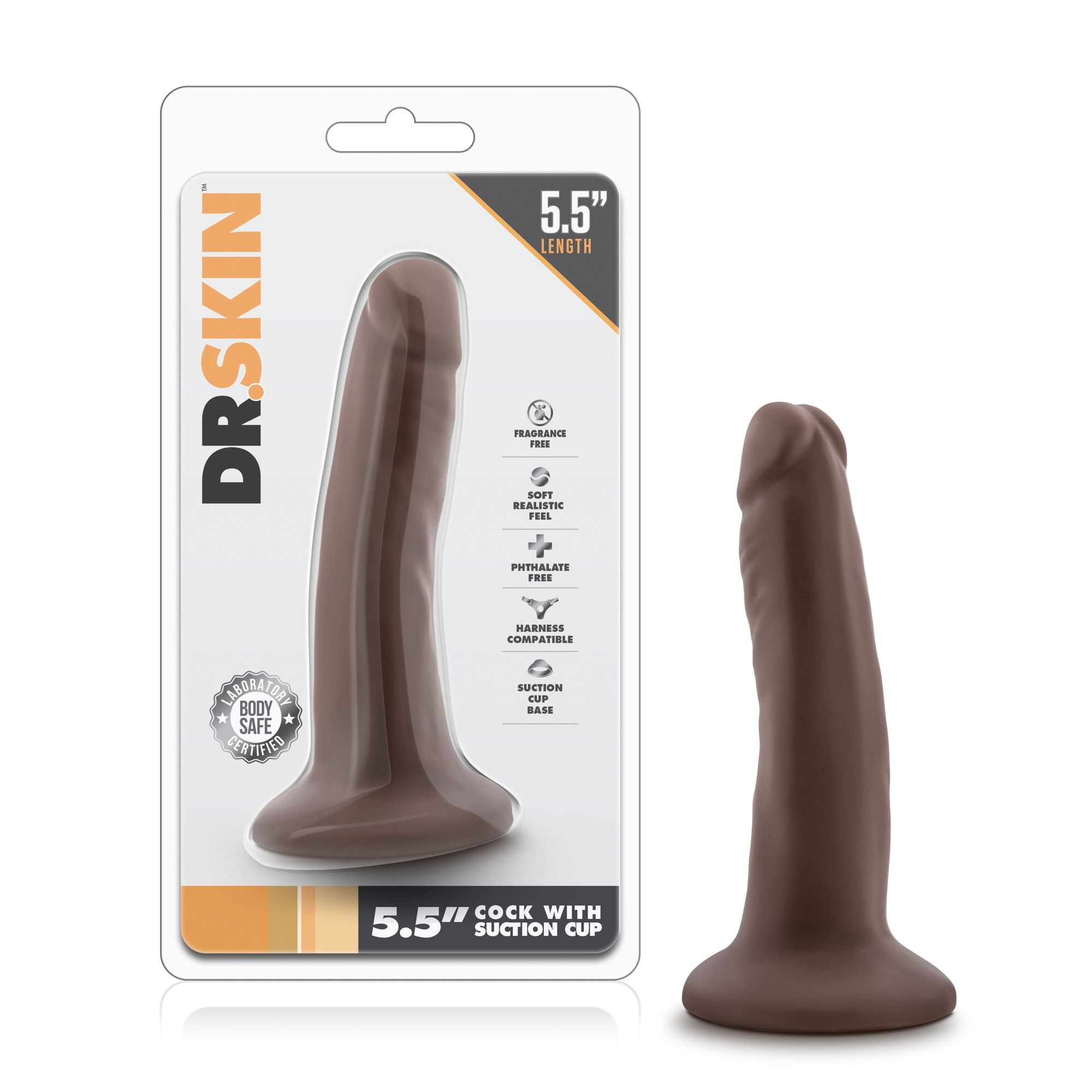 Dr. Skin - uitgebreide Dildo Met Zuignap 14 cm