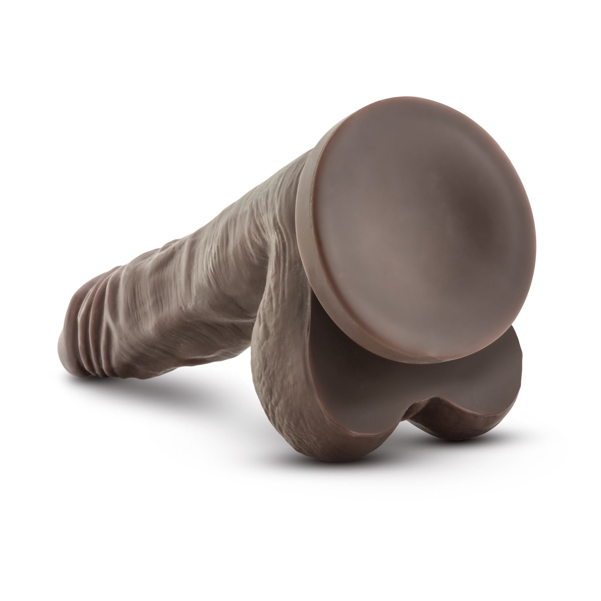 Dr. Skin - uitgebreide Dildo Met Zuignap 21 cm - Chocolade