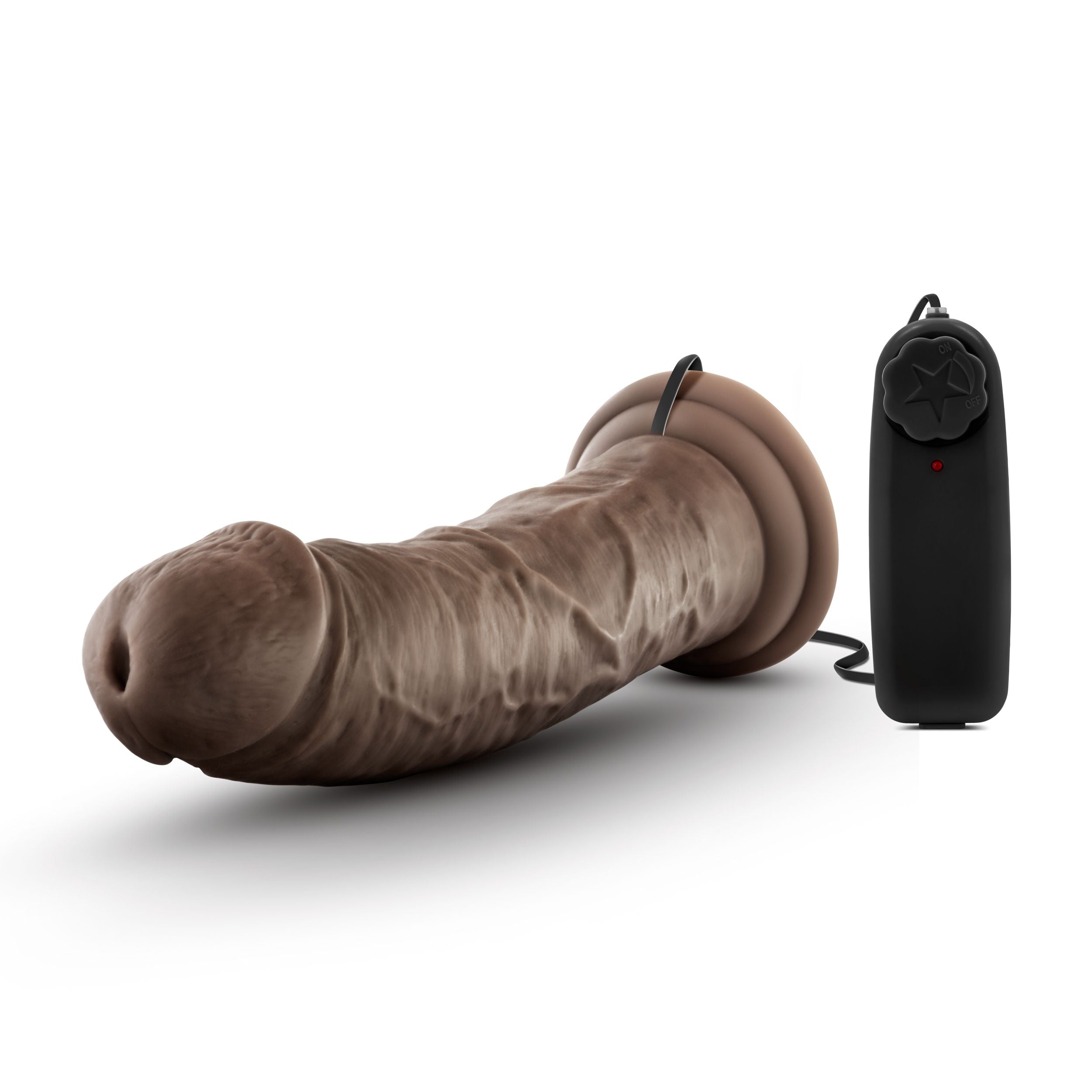 Dr. Skin - Dr. Joe Vibrator Met Zuignap 20 cm - Chocolade