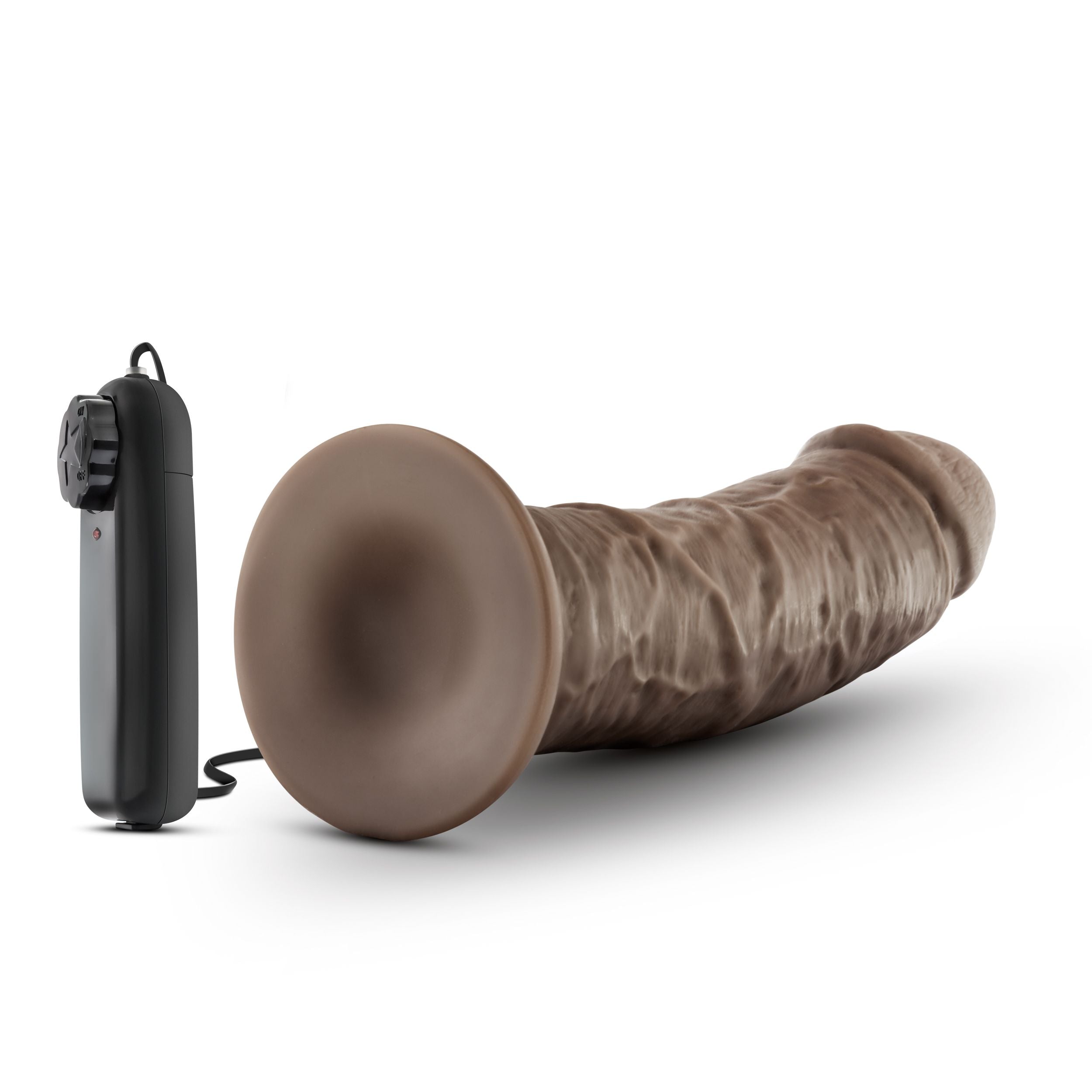 Dr. Skin - Dr. Joe Vibrator Met Zuignap 20 cm - Chocolade