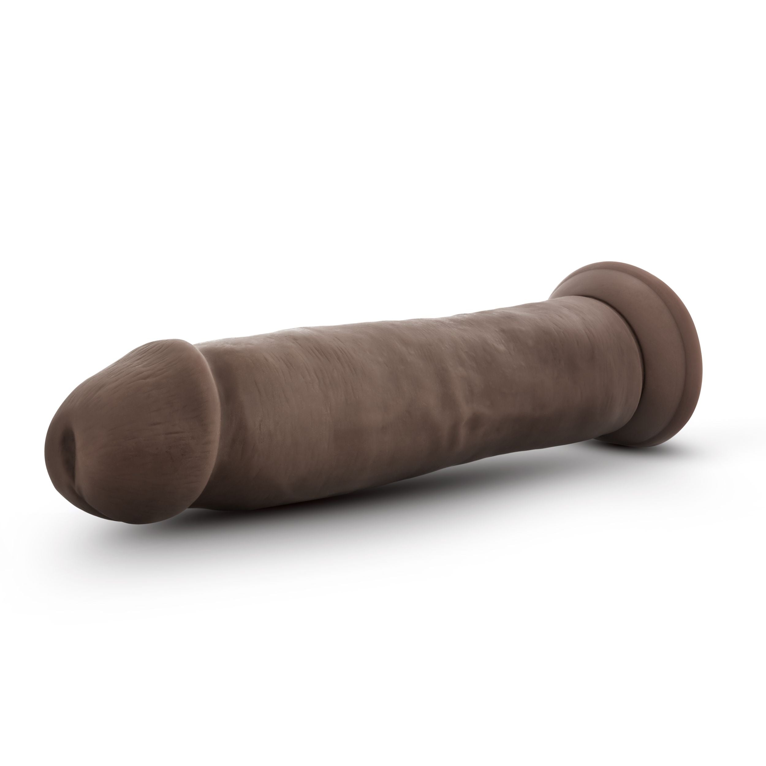 Dr. Skin - uitgebreide Dildo Met Zuignap 24 cm - Chocolade