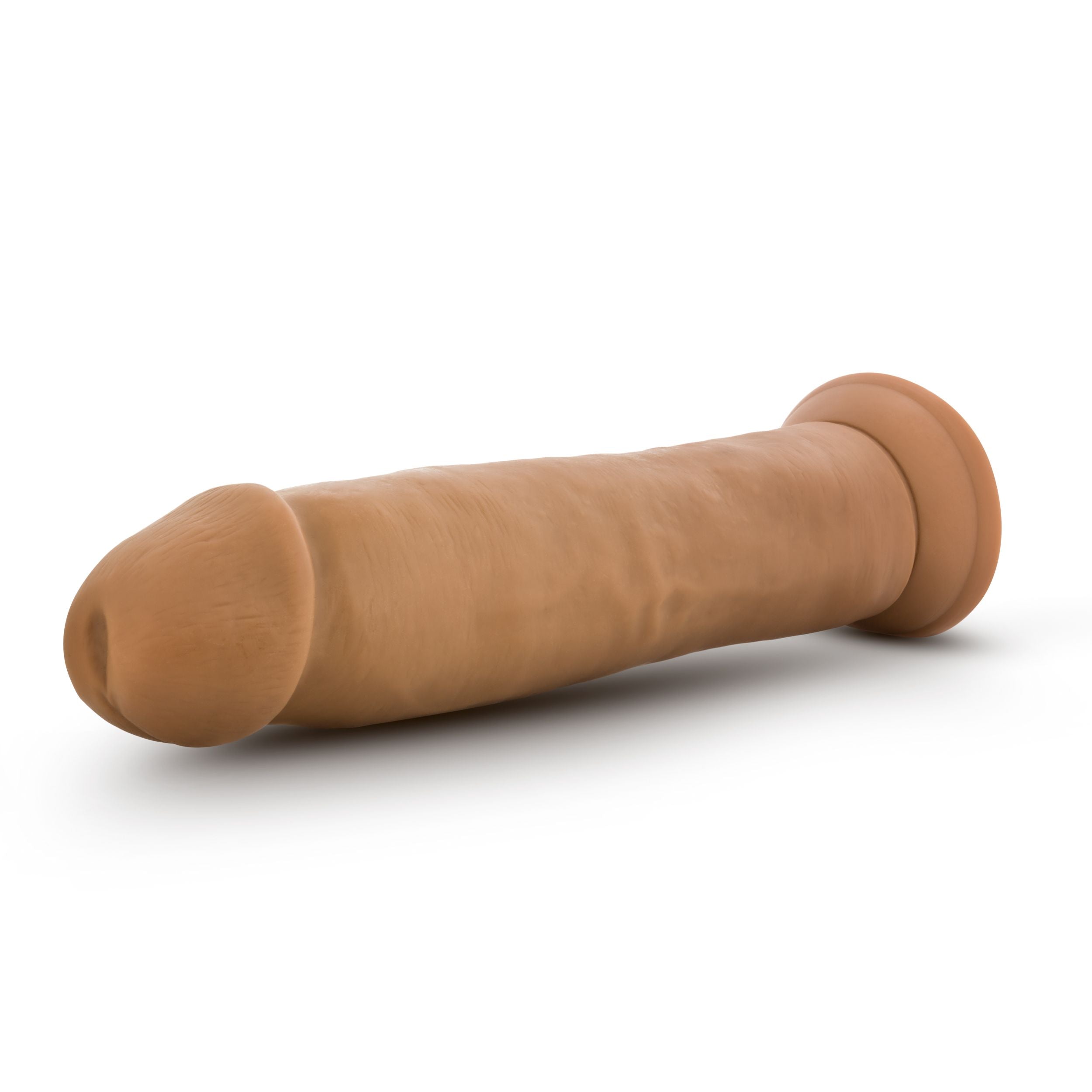 Dr. Skin - uitgebreide Dildo Met Zuignap 24 cm - Mokka