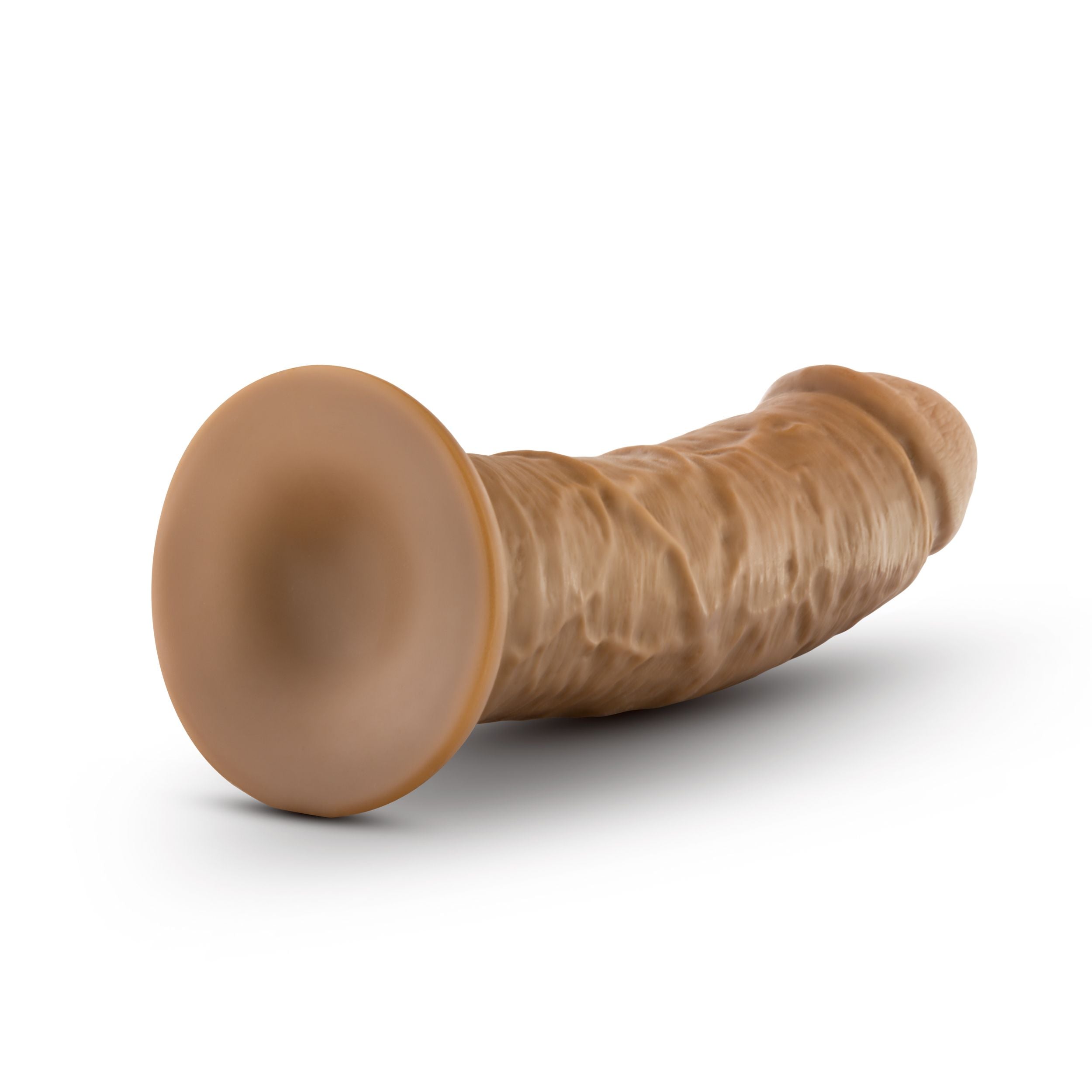 Dr. Skin - gedetailleerde Dildo Met Zuignap 20 cm - Mokka