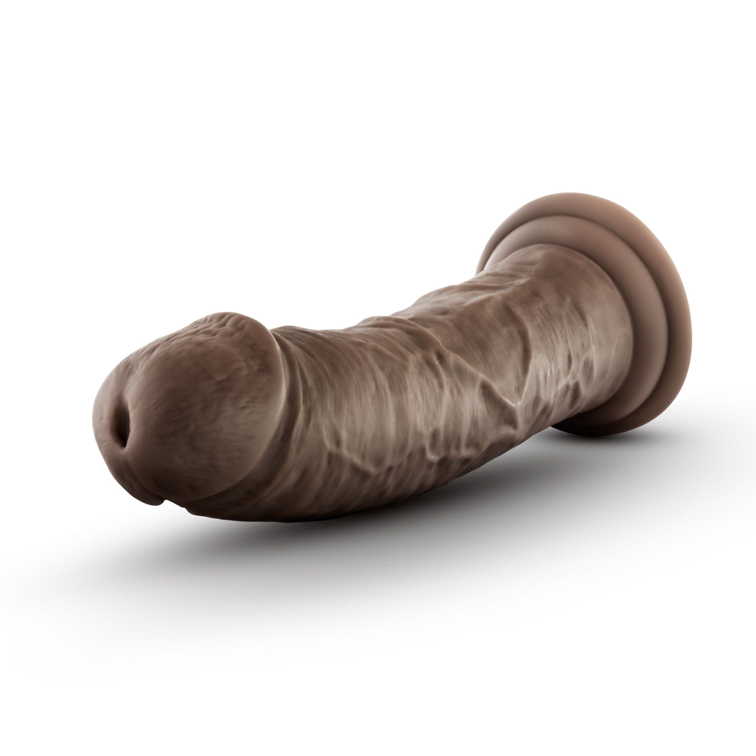 Dr. Skin - uitgebreide Dildo Met Zuignap 20 cm - Chocolade