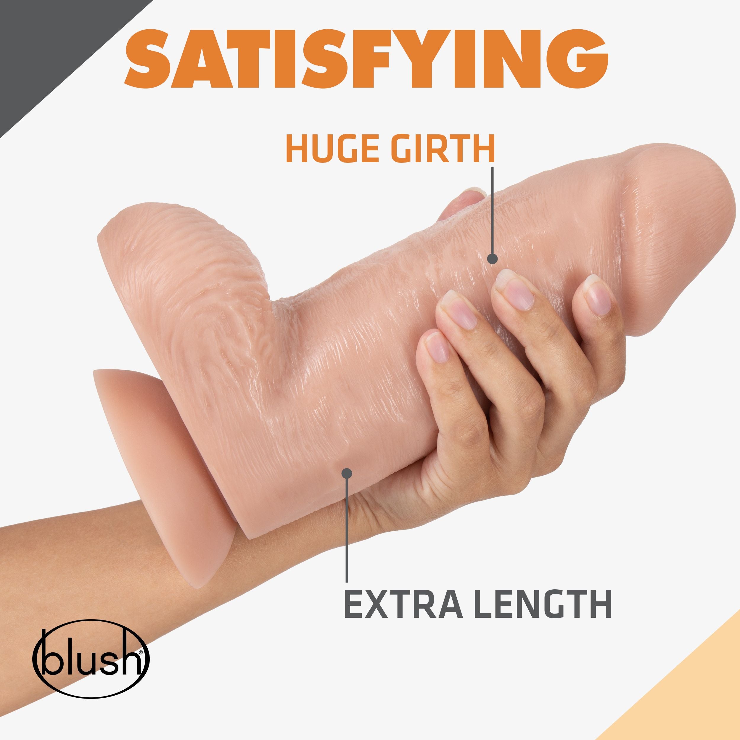 Dr. Skin - Dr. Chubbs Dildo Met Zuignap 25 cm - Vanille