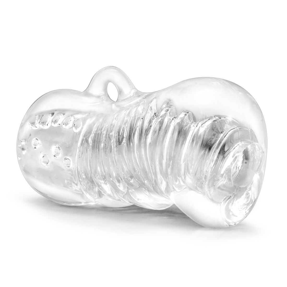 M for Men - Handgereedschap Masturbator - Transparant
