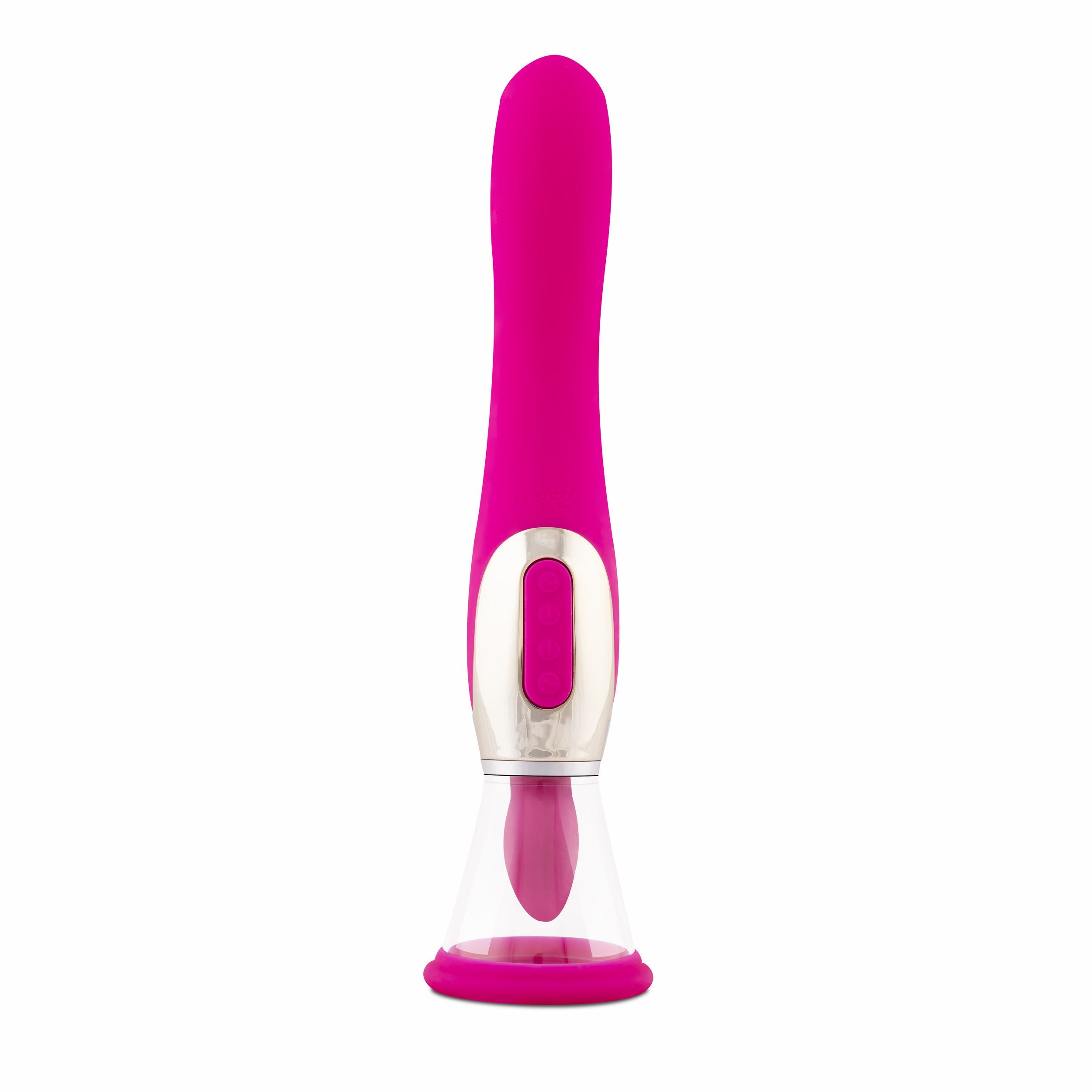 Teazers - Pleasure Pump Met G-Spot Vibrator - Roze