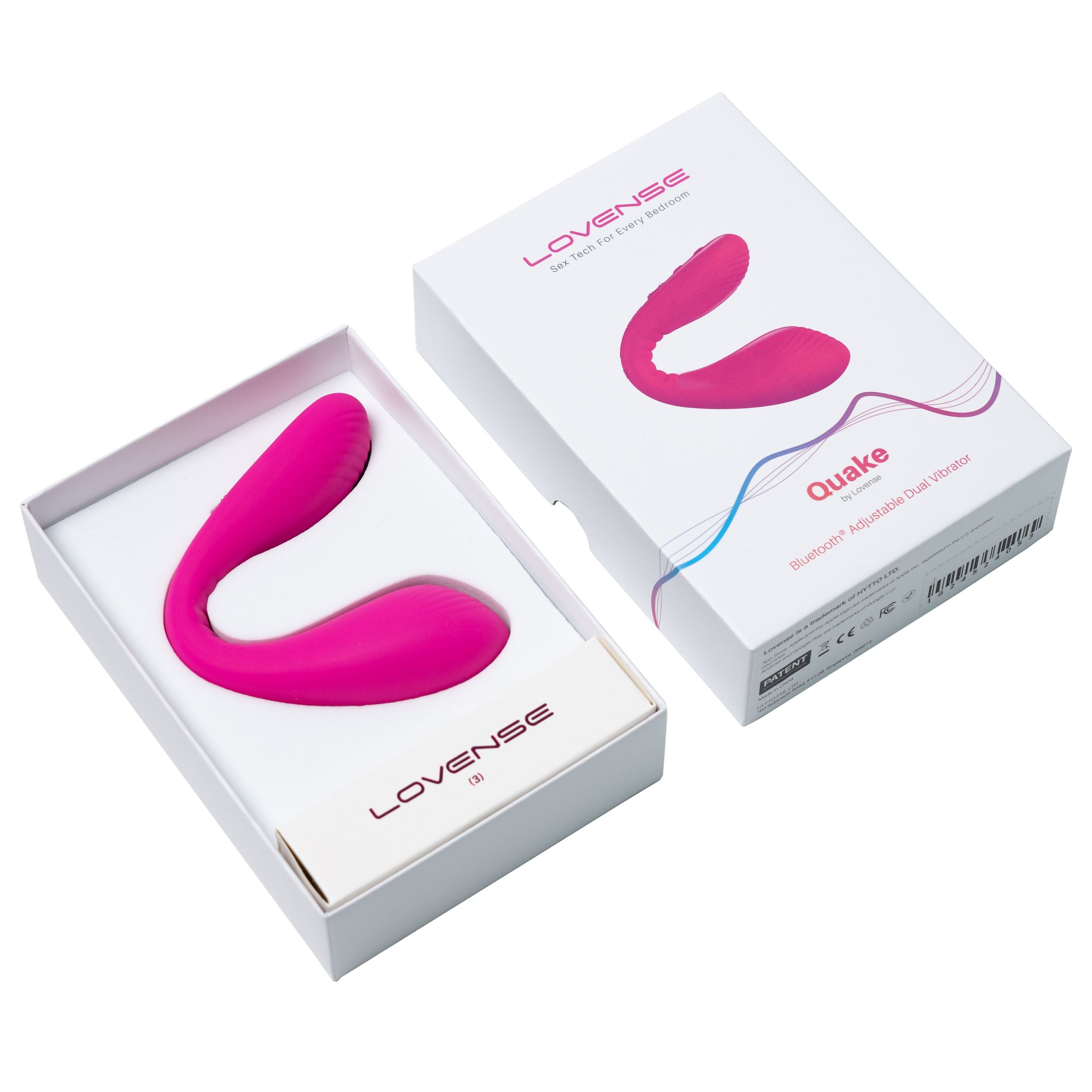 Lovense - Quake G-spot Vibrator met App - Roze