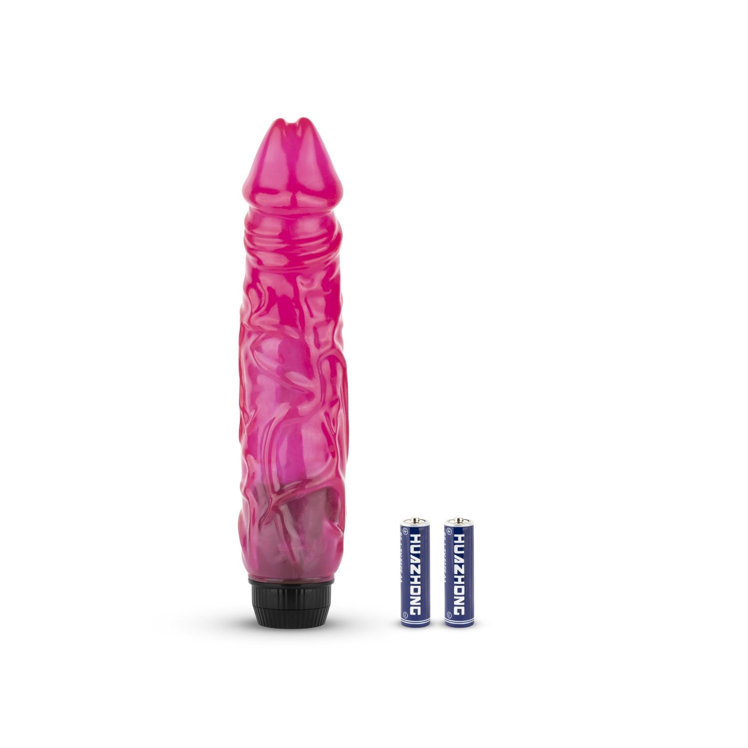 Jelly Supreme - uitgebreide vibrator - Roze/Glitters