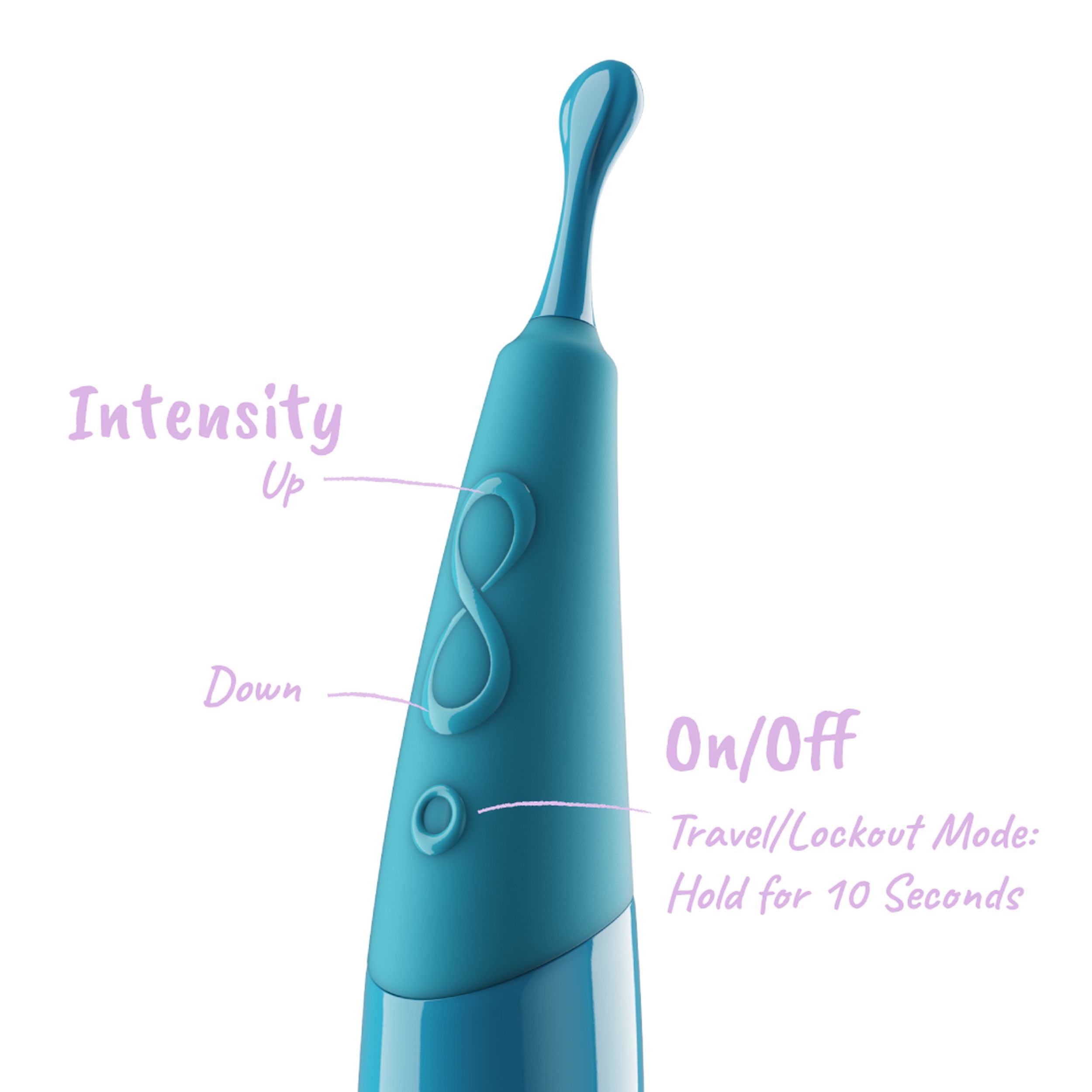 Zumio - I Spirotip Clitoris Stimulator - Aqua