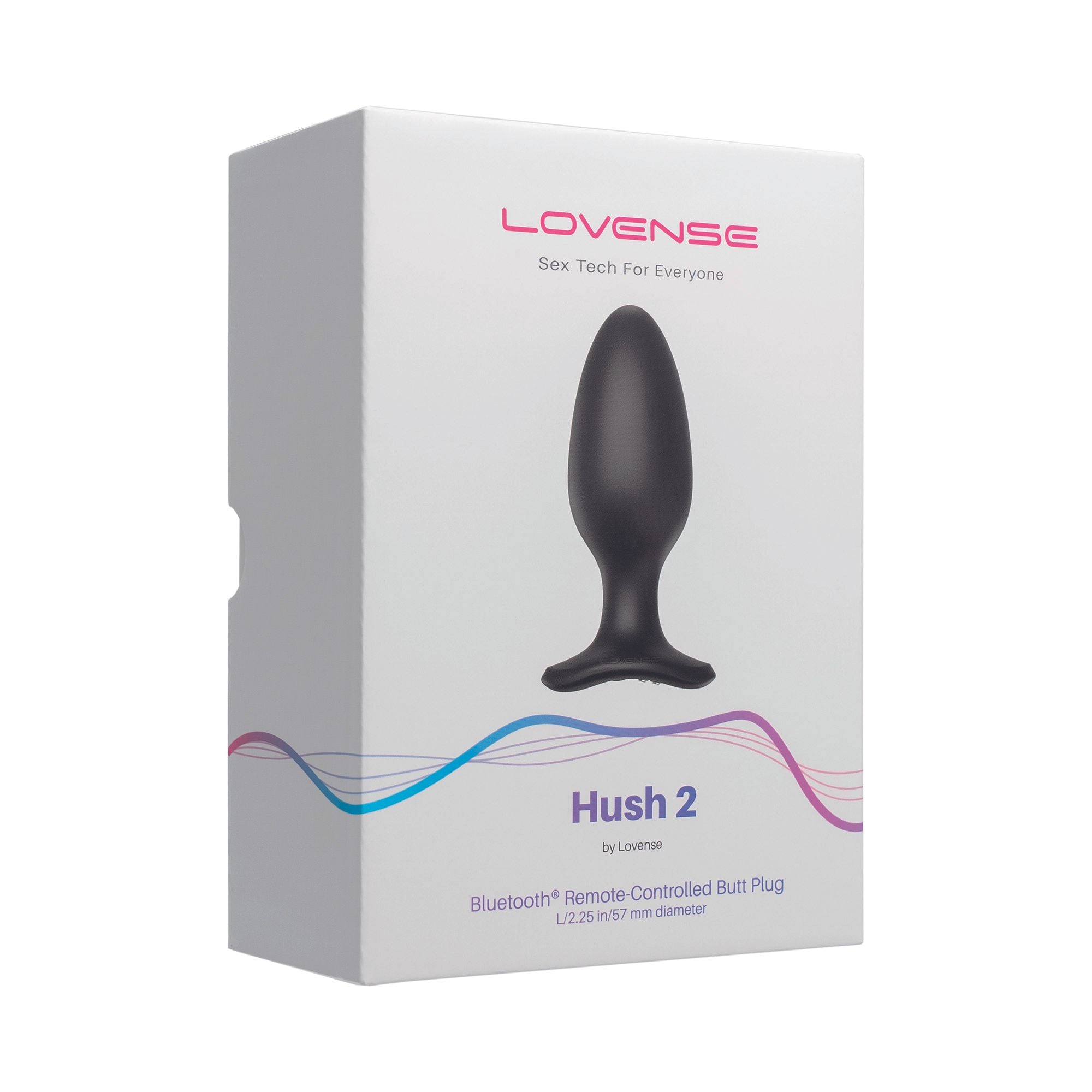 Lovense - Hush 2 Vibrerende Buttplug Met App - Zwart