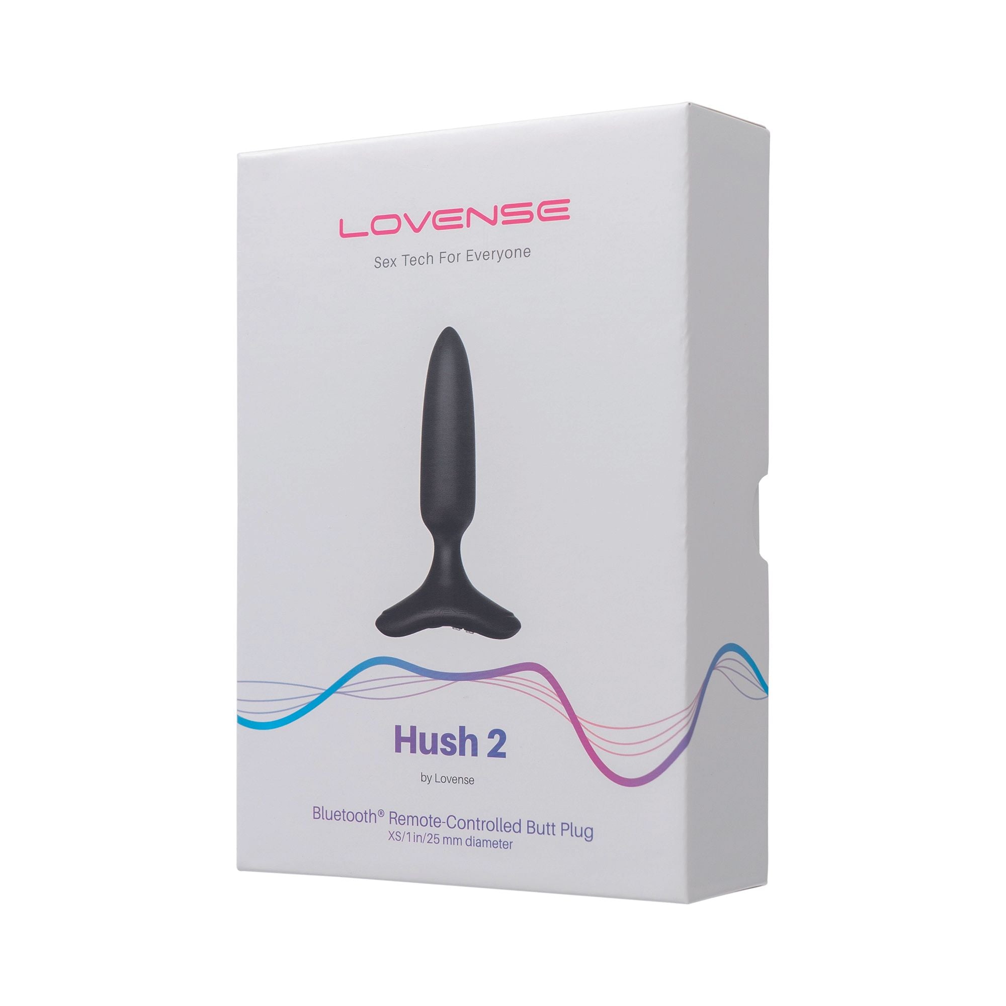 Lovense - Hush 2 Vibrerende Buttplug Met App - Zwart