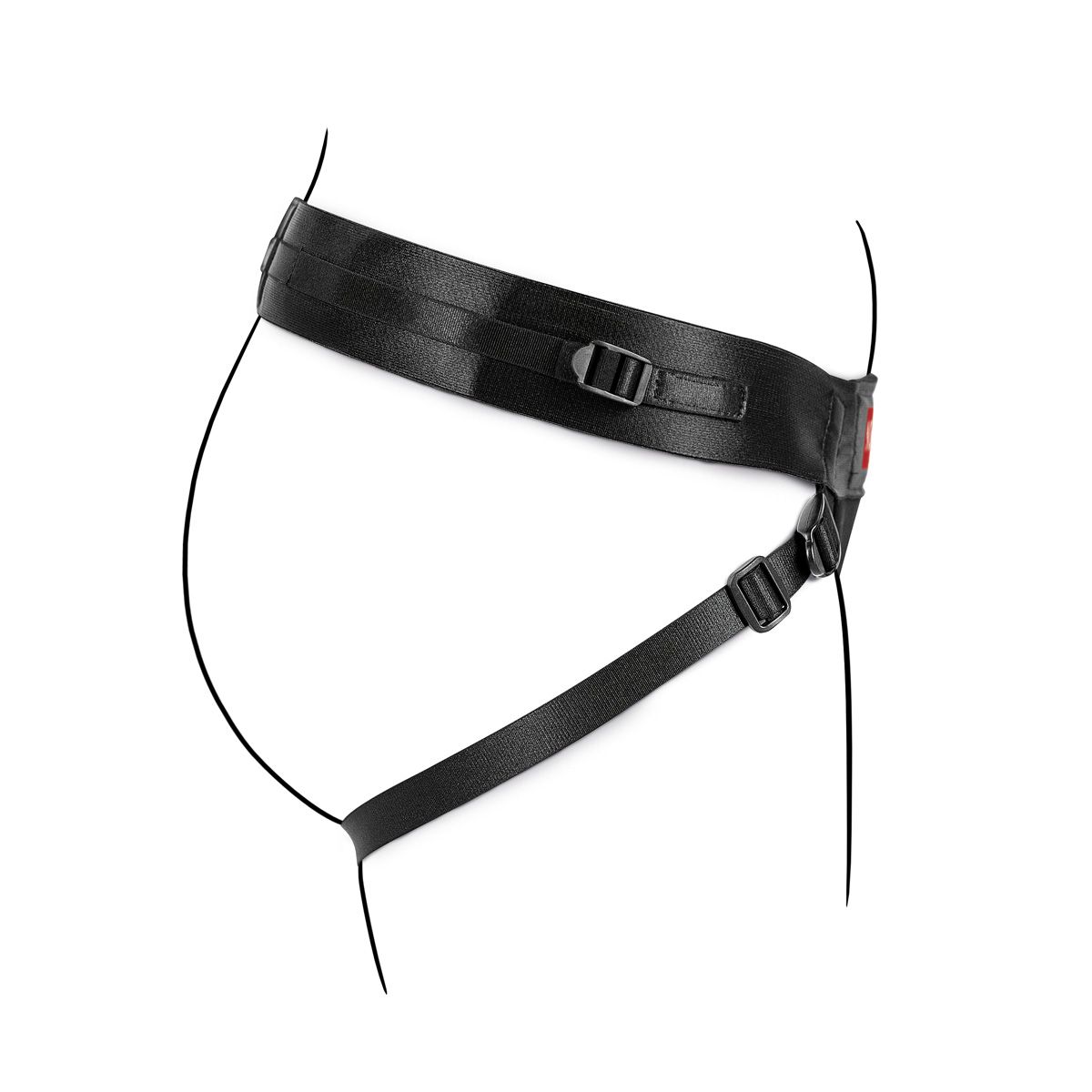 No-Parts - Taylor verstelbare strap-on harnas met dubbele O-ring