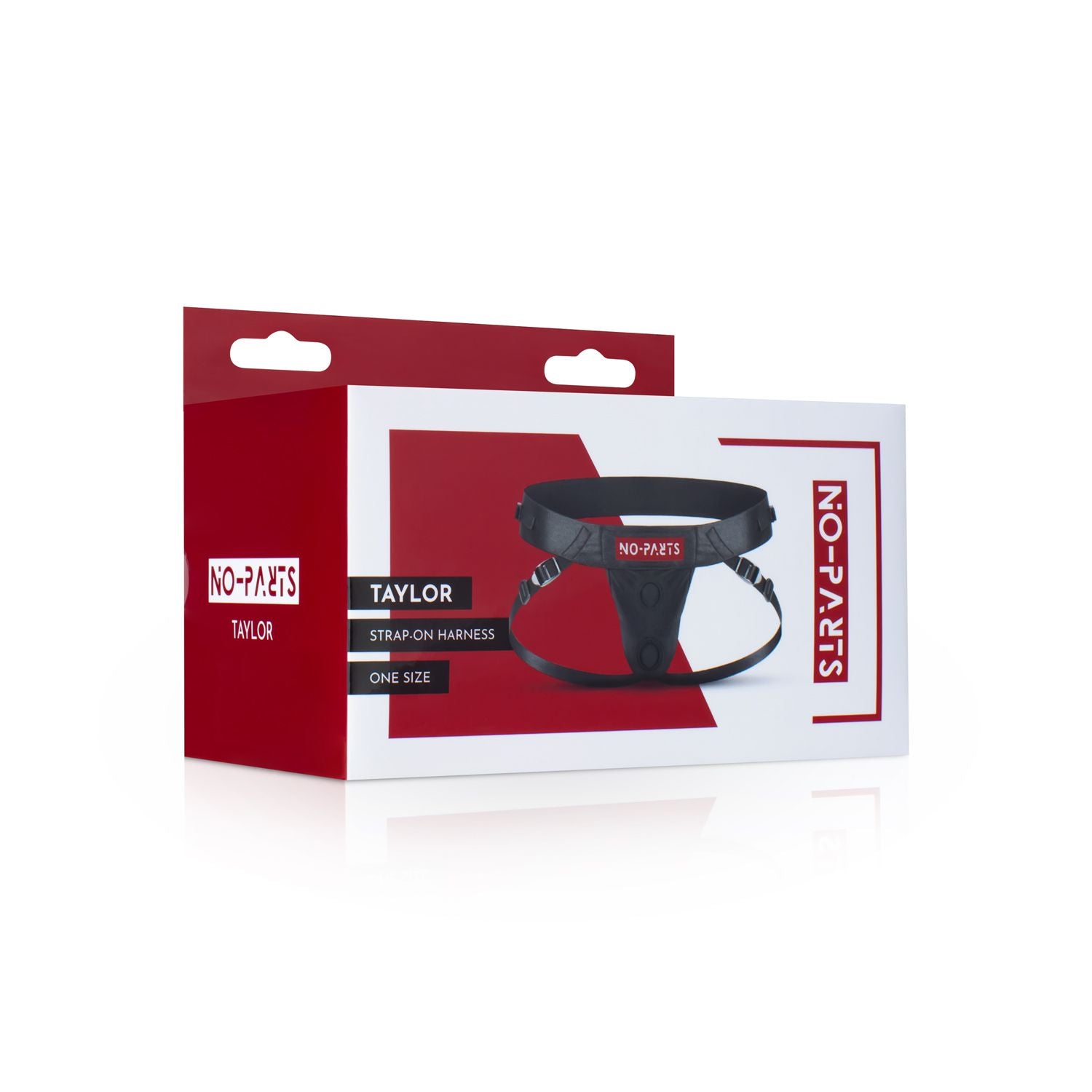 No-Parts - Taylor verstelbare strap-on harnas met dubbele O-ring