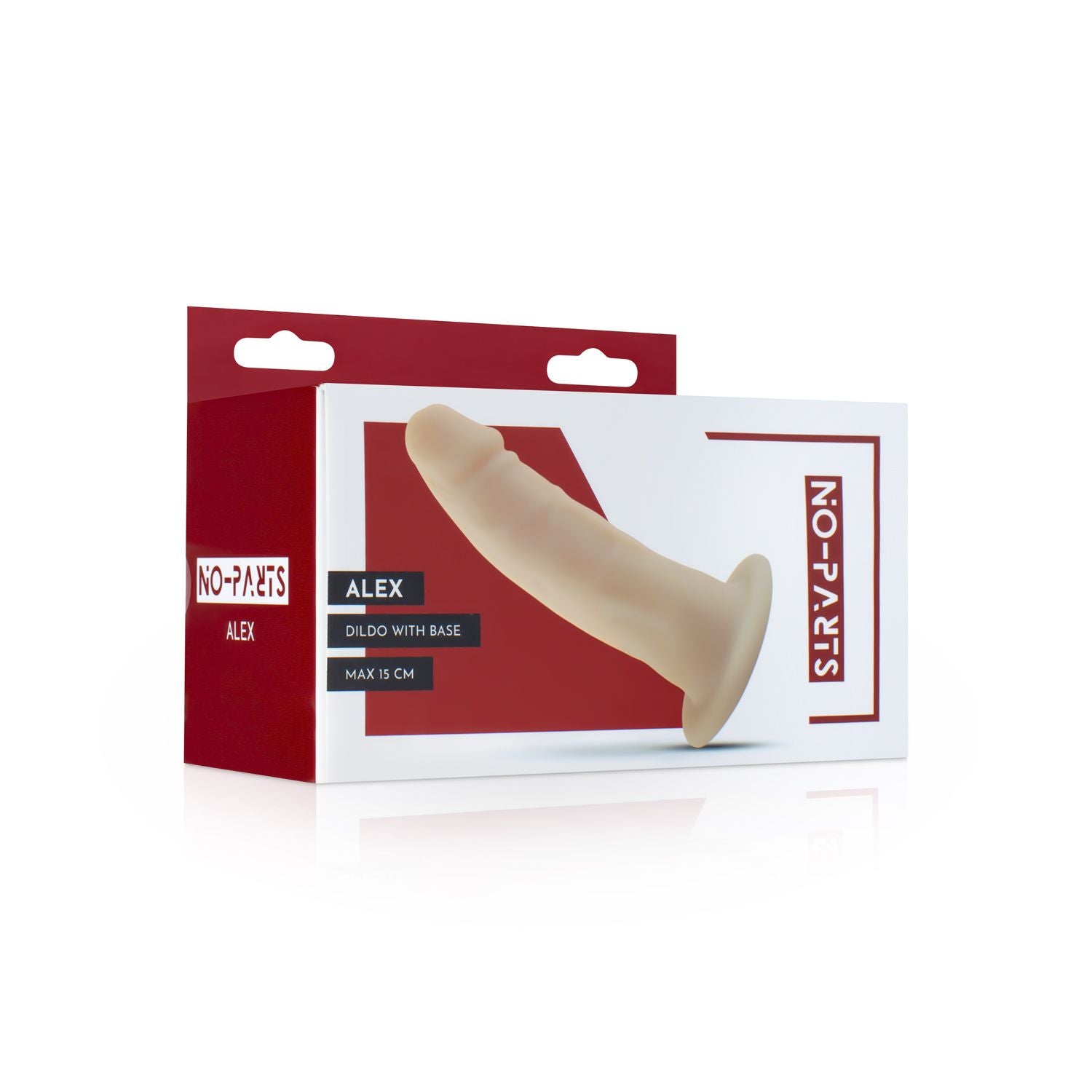 No-Parts - Alex uitgebreide Dildo 15 cm