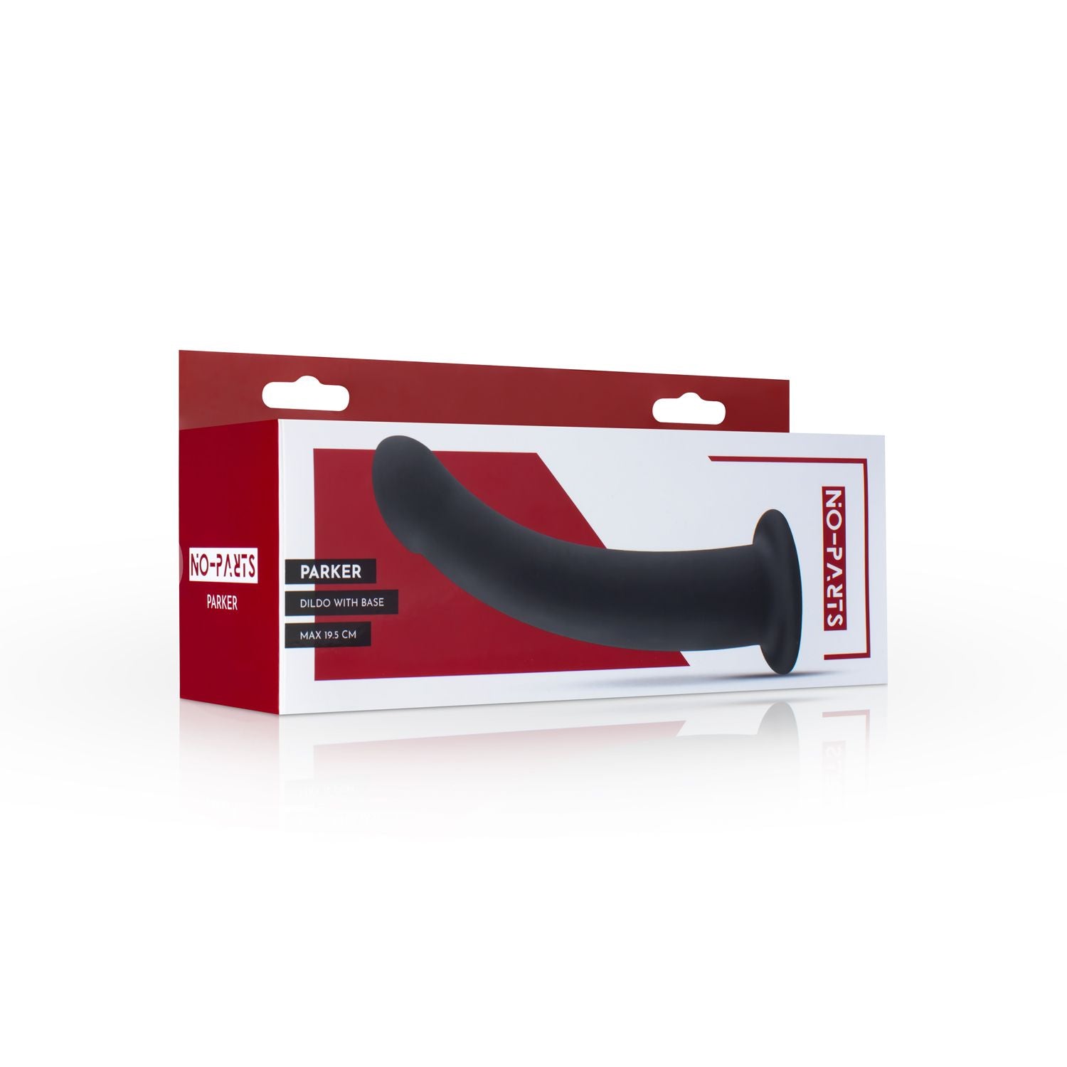 No-Parts - Parker Dildo 19,5 cm - Zwart