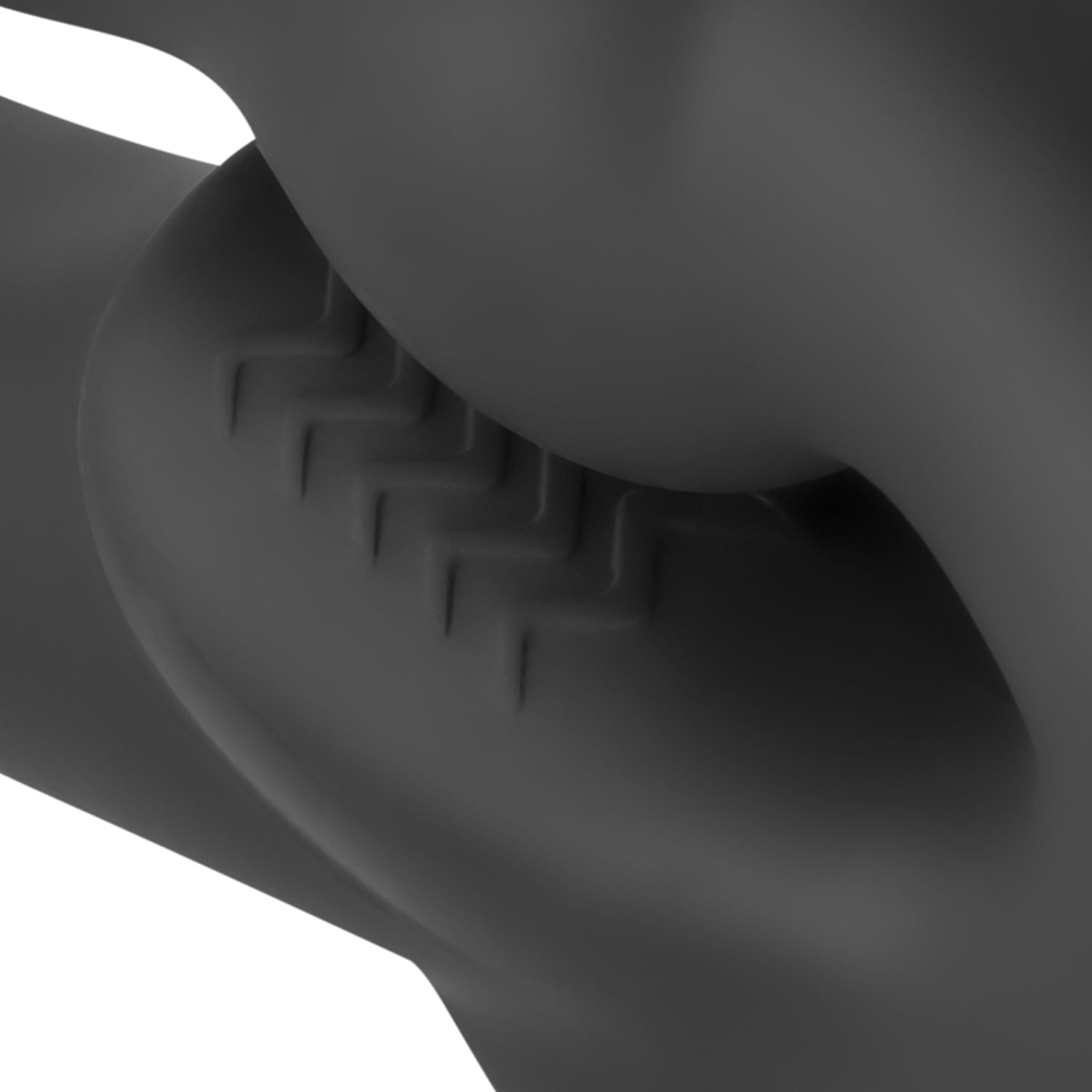 No-Parts - Morgan Strapless Strapon-dildo 22 cm - Zwart