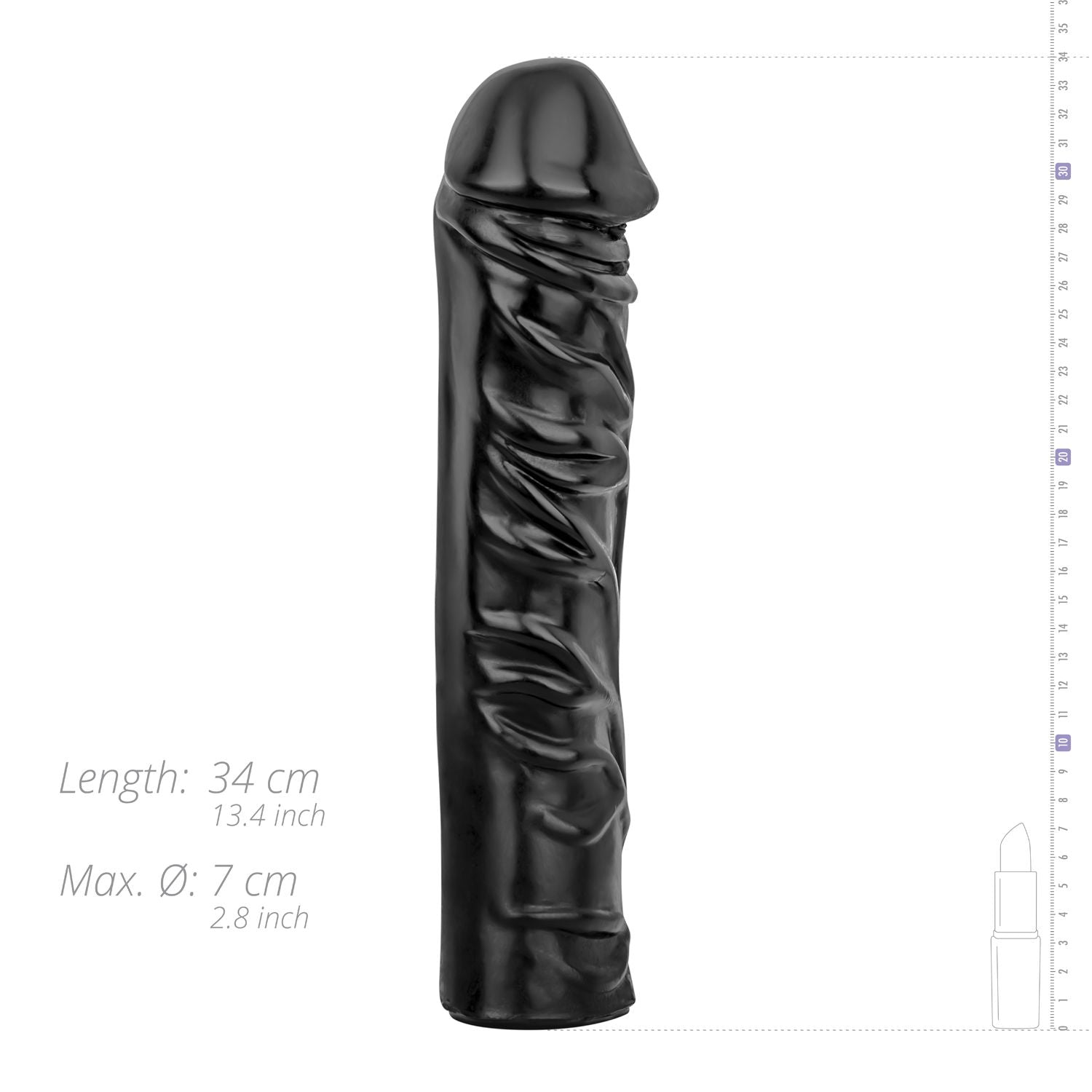 Kenmerken XXL-dildo - 33 cm