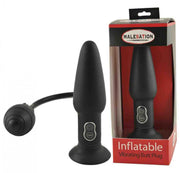Opblaasbare buttplug met vibratie