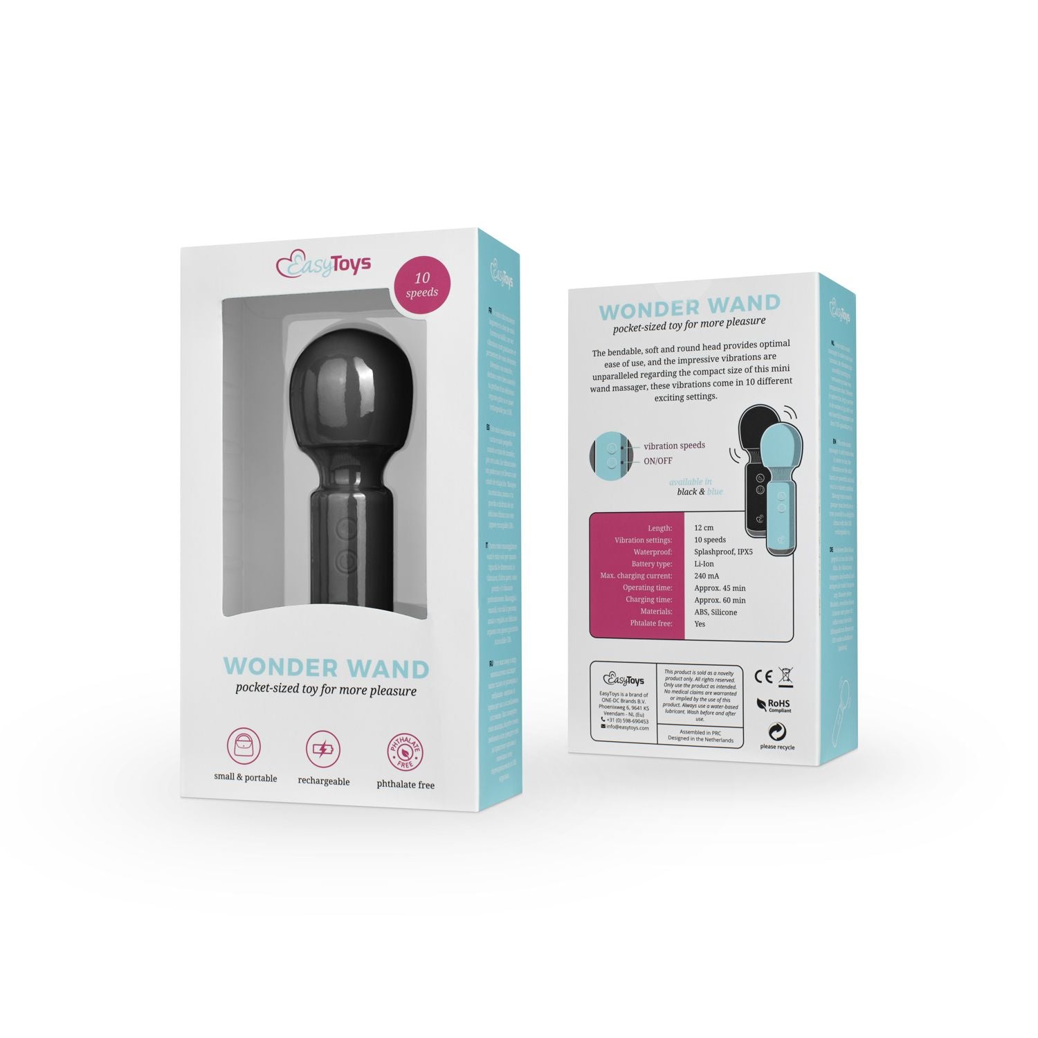 Mini Vibe Wandvibrator - Zwart