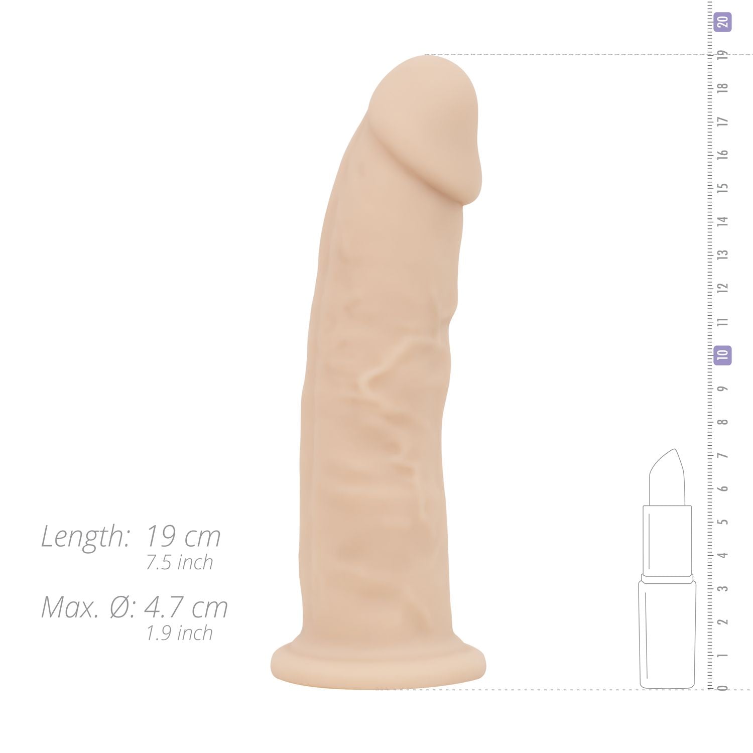 Real Fantasy Deluxe - Winston Vibrerende virtuele dildo - 18 cm