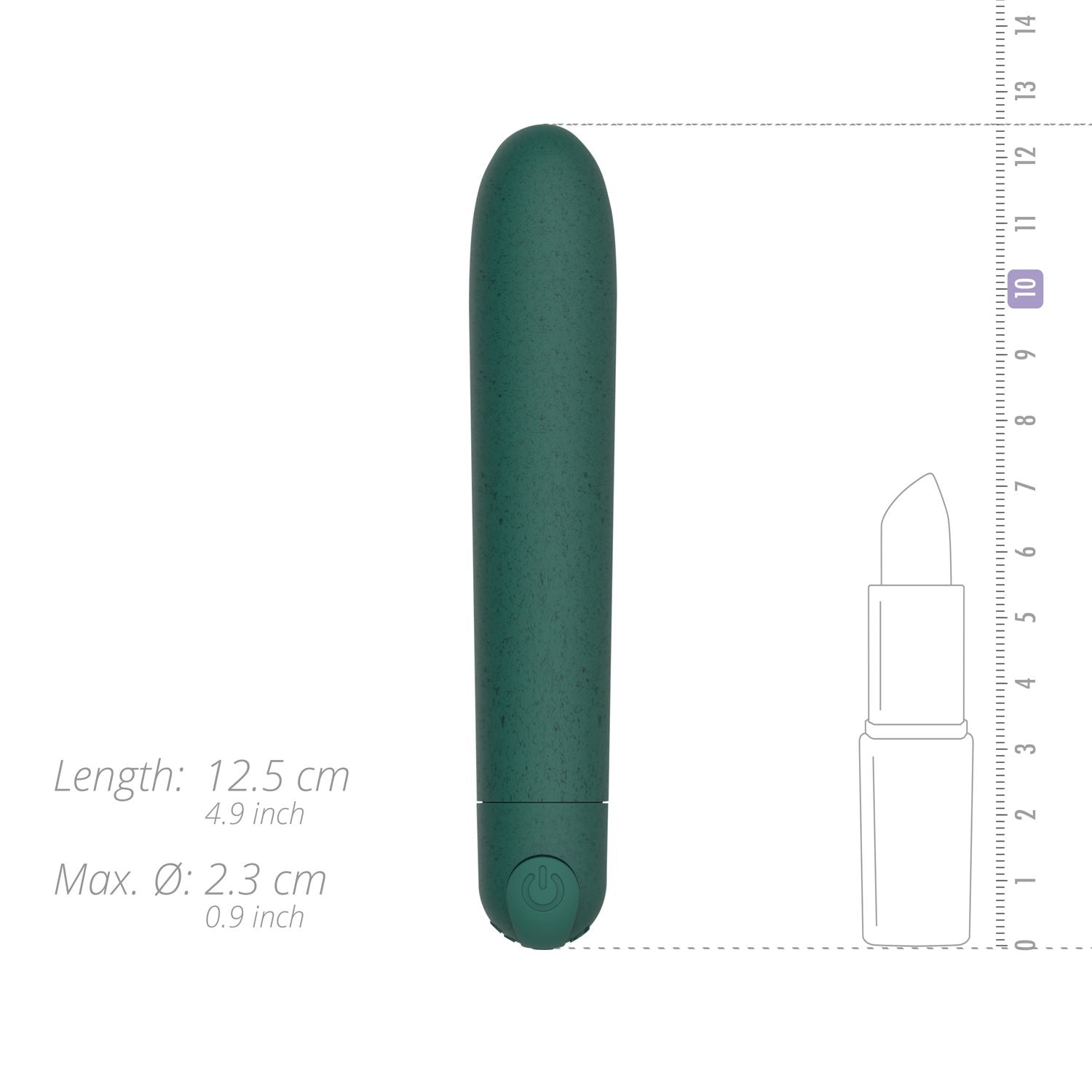 Gløv - Saga Eco Bullet Vibrator - Groen