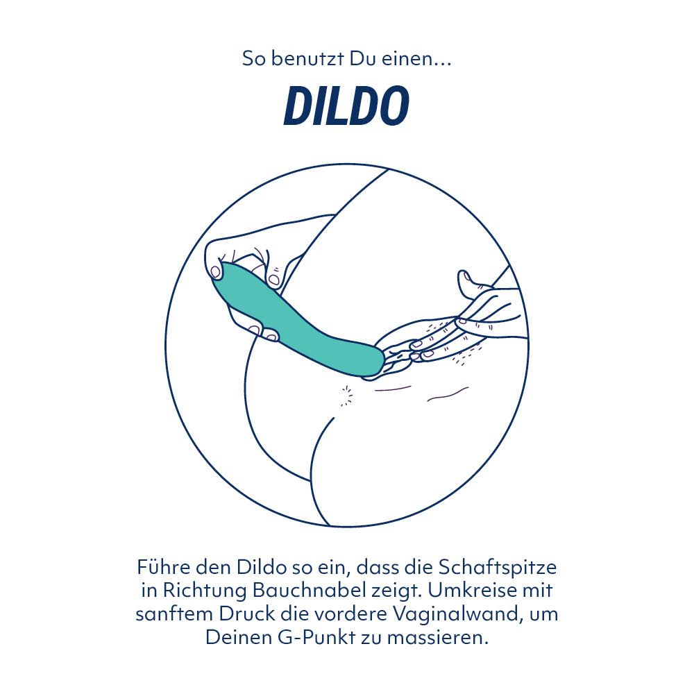 Siliconen dildo met zuignap - Paars