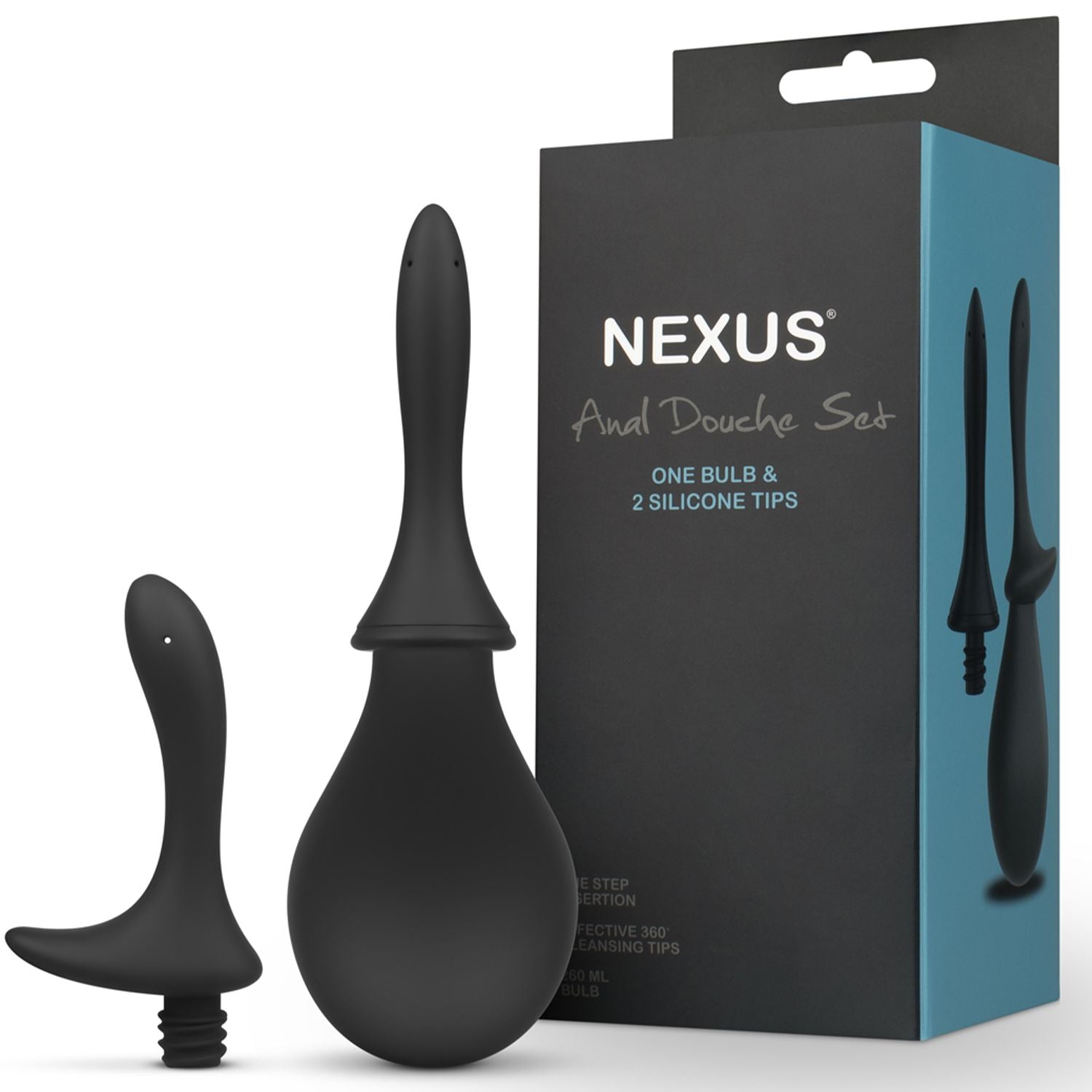 Nexus - Intieme Doucheset Met Twee Siliconen Tuitjes